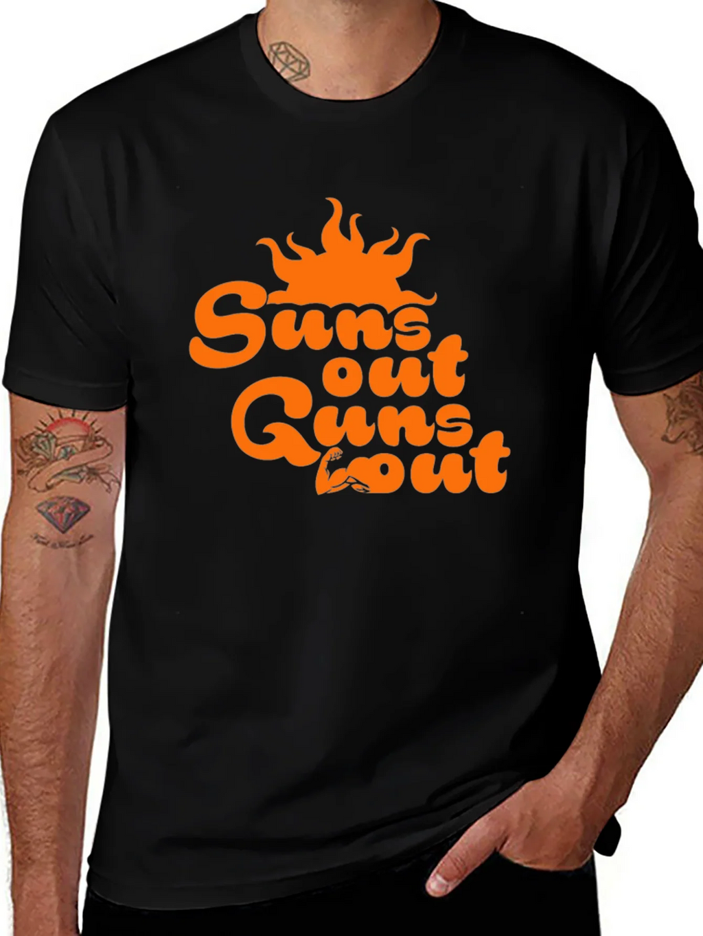 Suns Out Guns Out Graphic T-Shirt