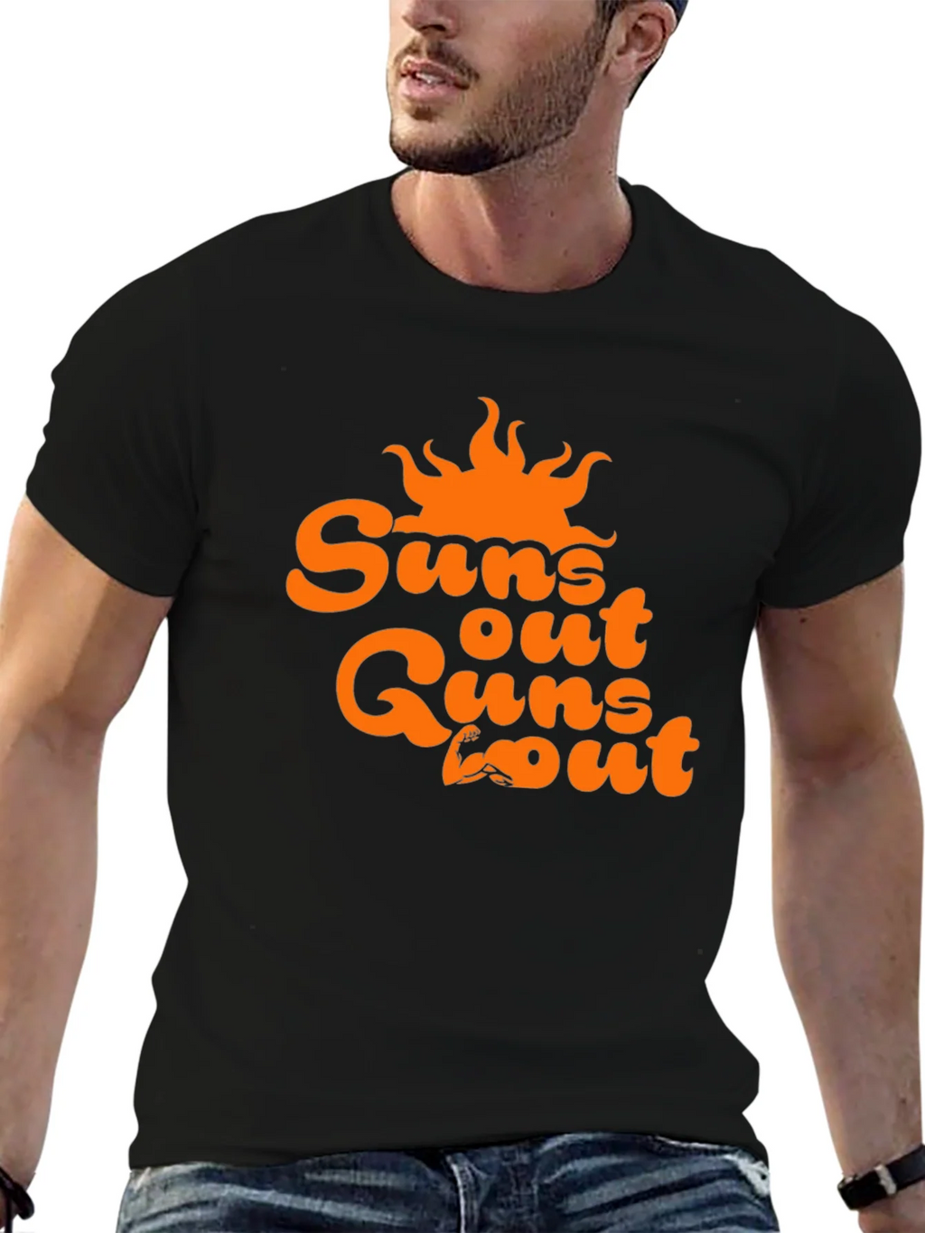 Suns Out Guns Out Graphic T-Shirt