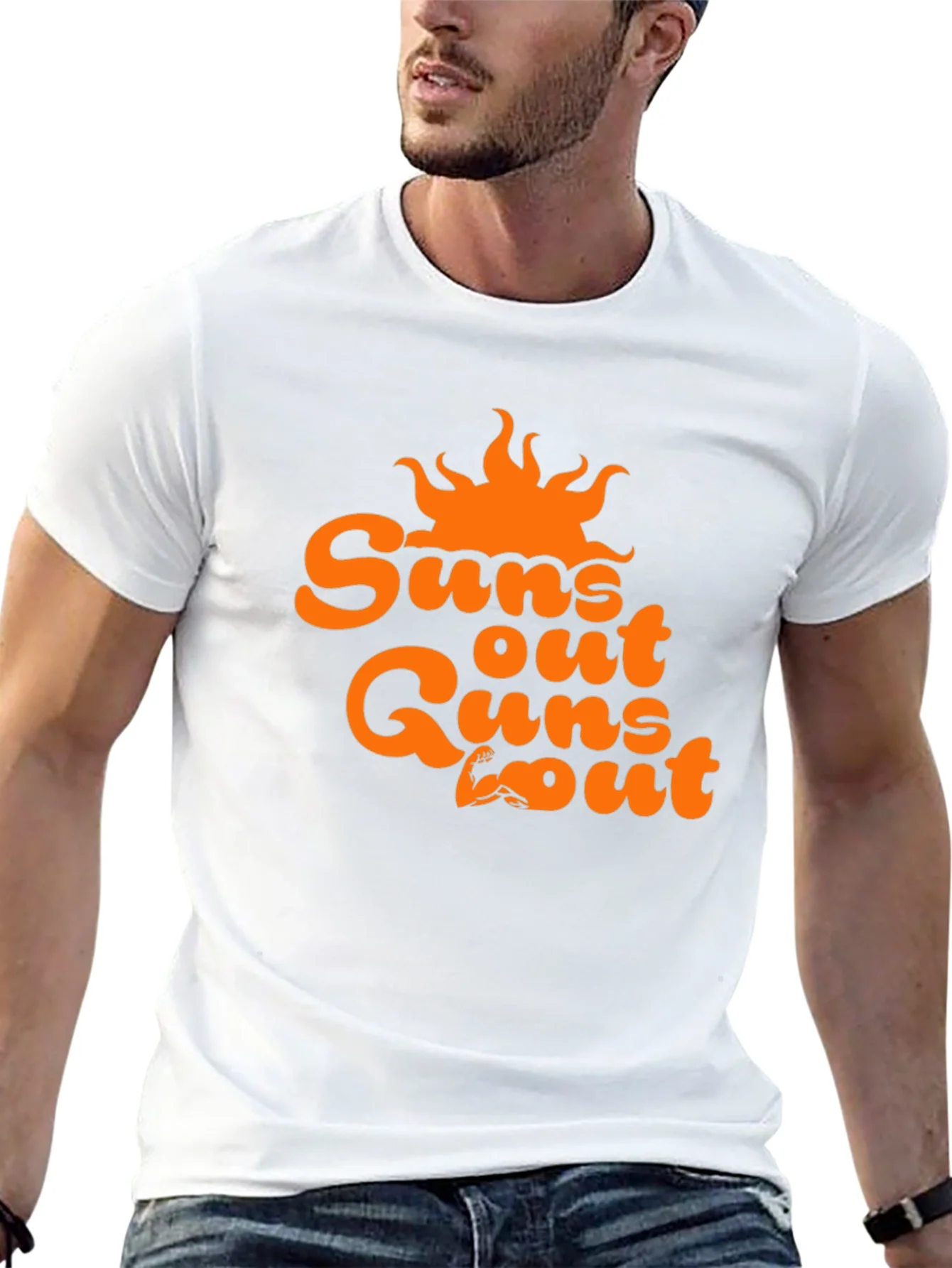 Suns Out Guns Out Graphic T-Shirt
