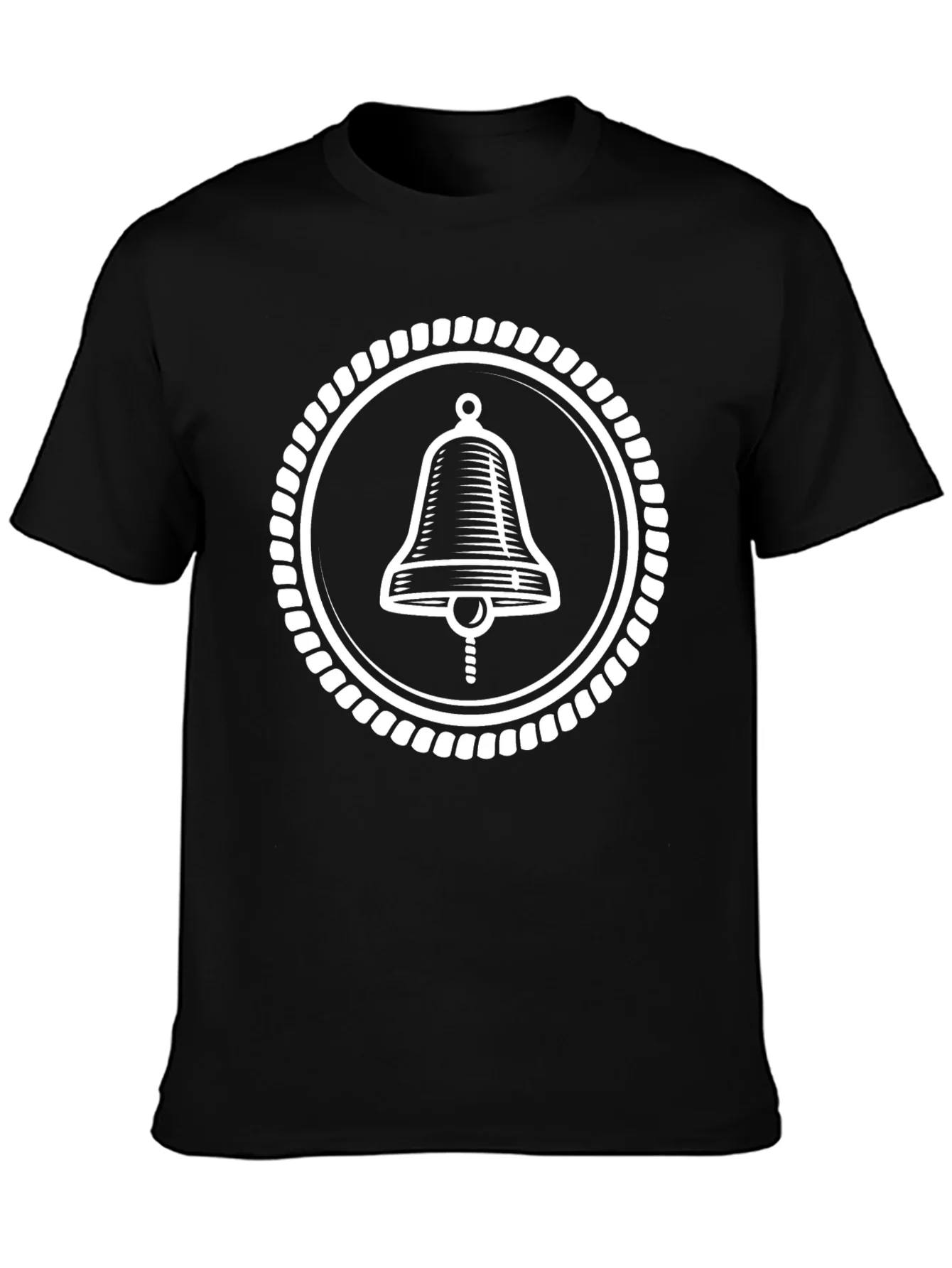 Rope Circle Bell Graphic T-Shirt