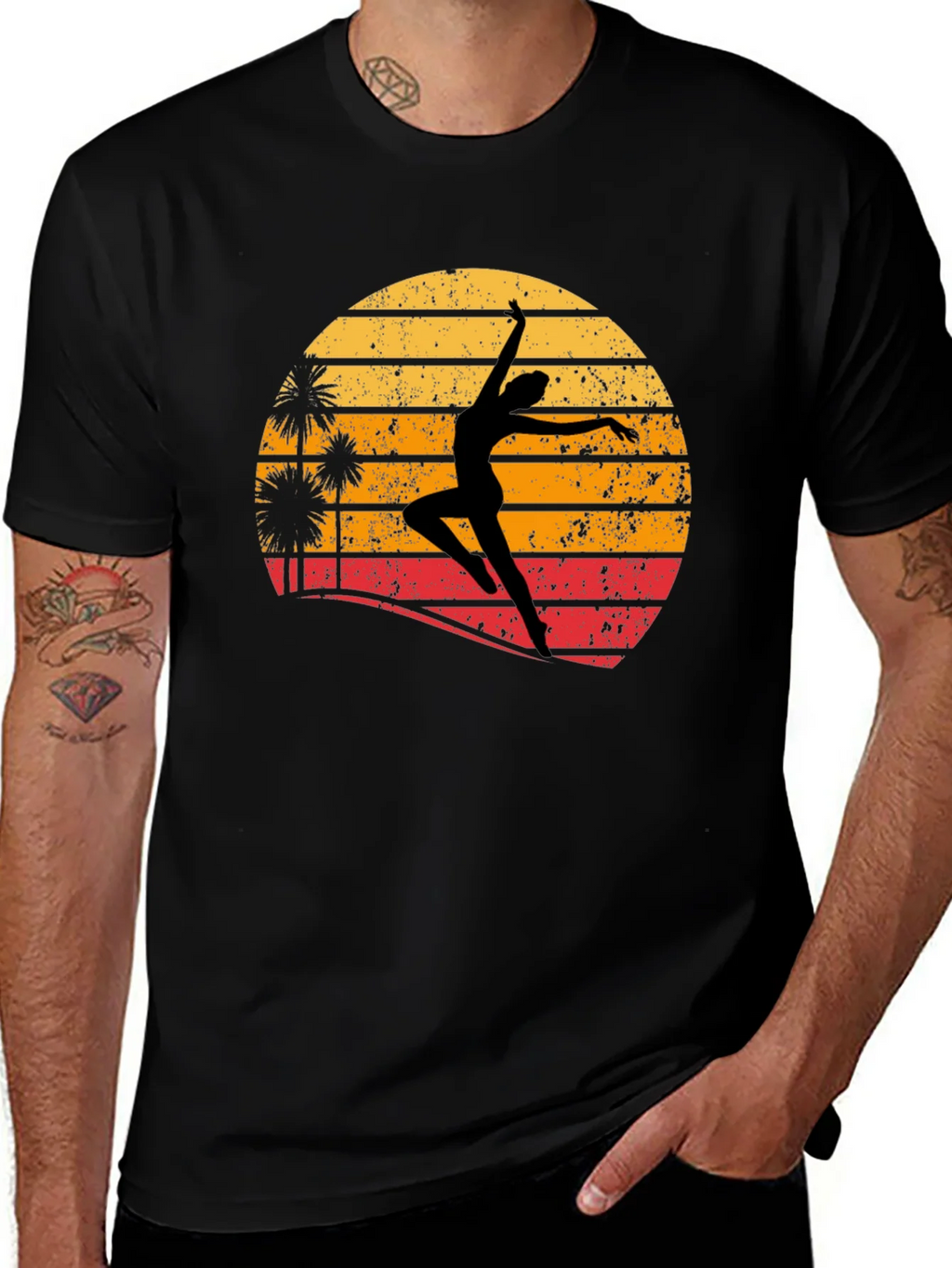 Sunset Dancer Graphic T-Shirt