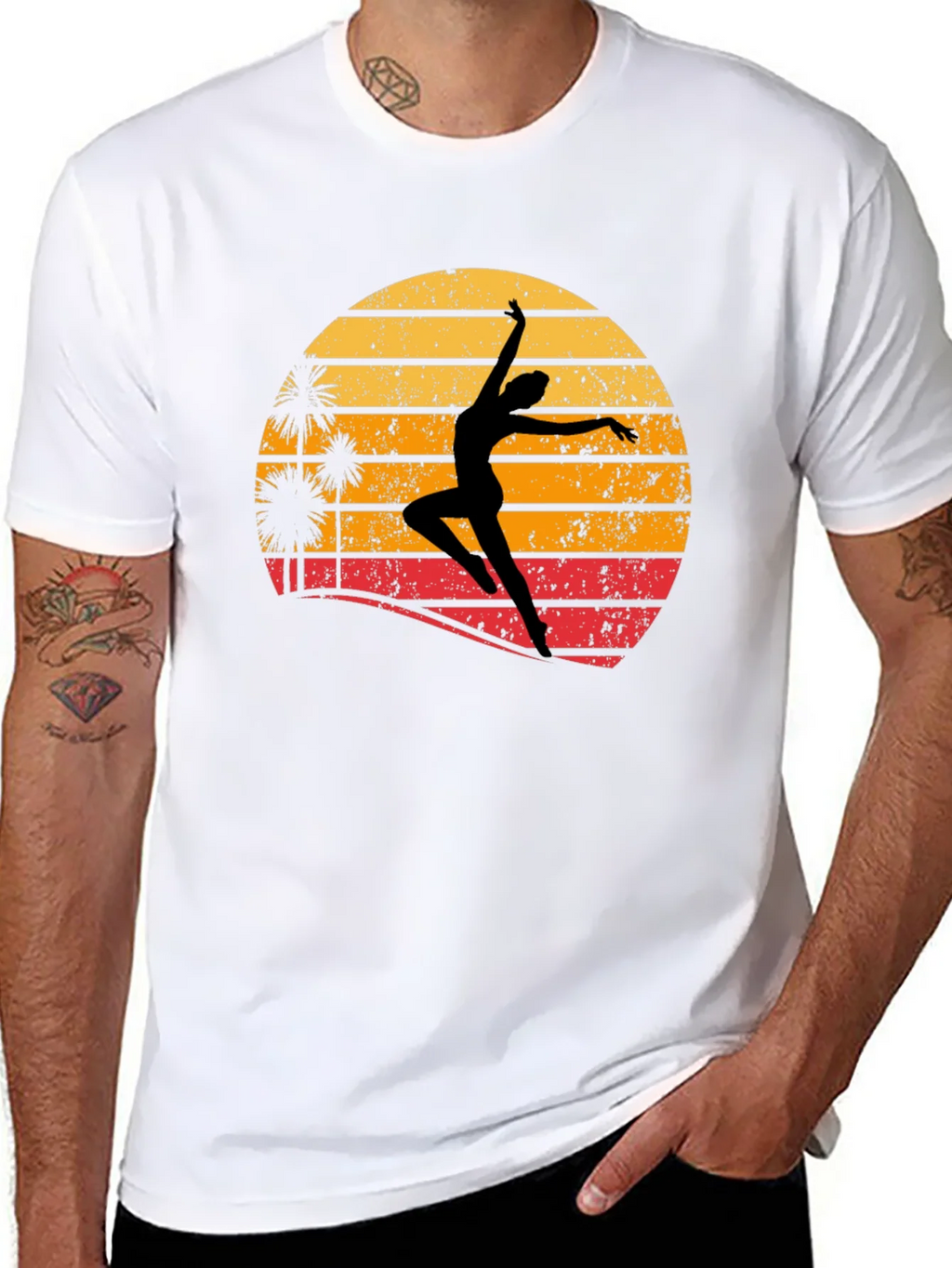 Sunset Dancer Graphic T-Shirt