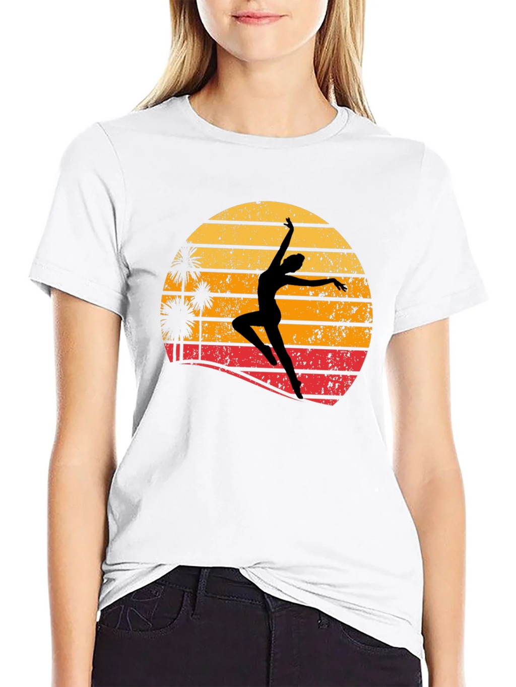 Sunset Dancer Graphic T-Shirt