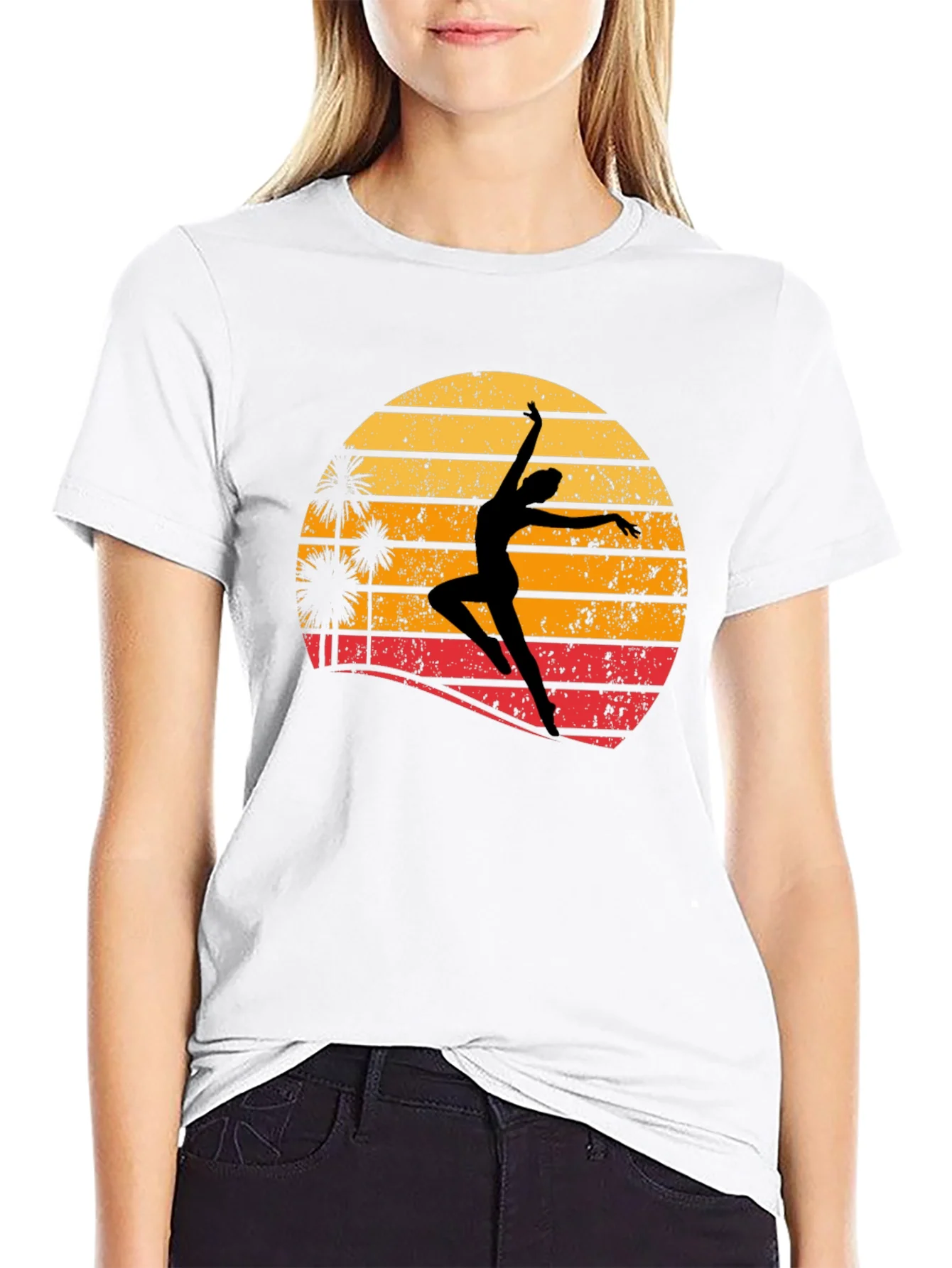 Sunset Dancer Graphic T-Shirt