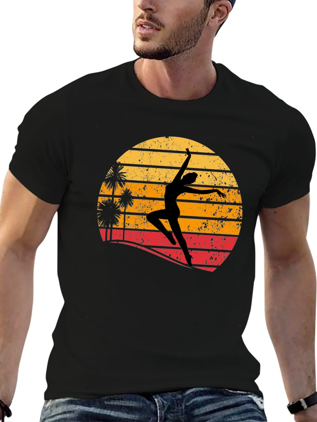 Sunset Dancer Graphic T-Shirt