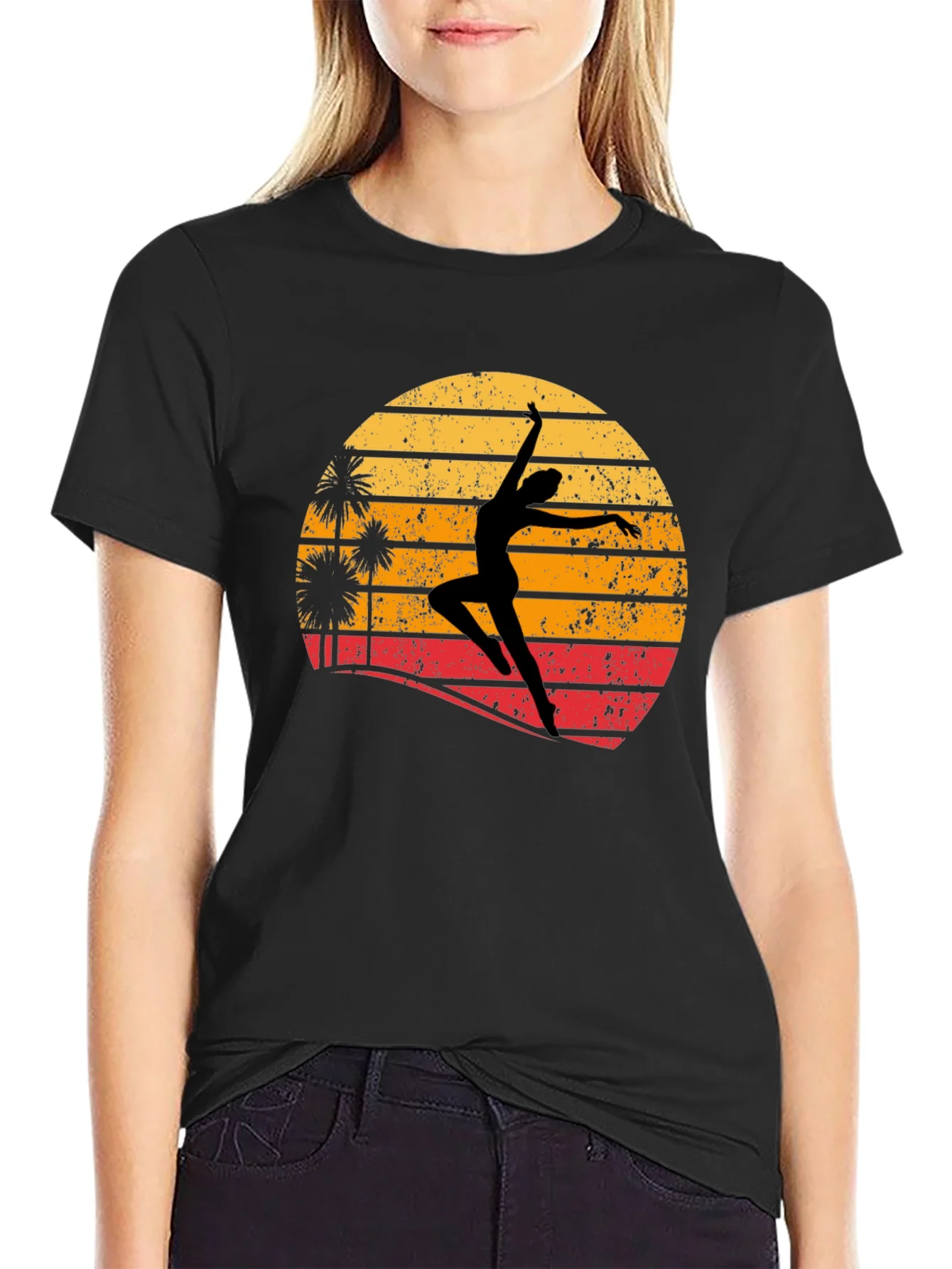 Sunset Dancer Graphic T-Shirt