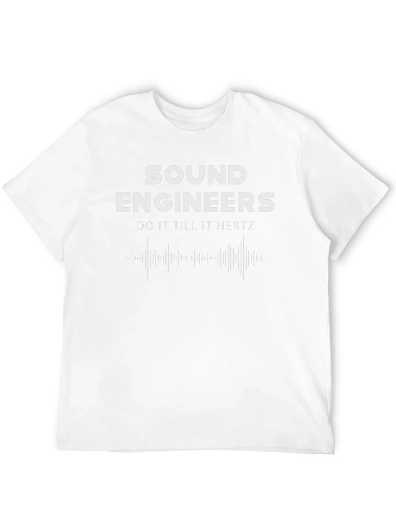 Sound Engineers Do It Till It Hertz Black T-Shirt