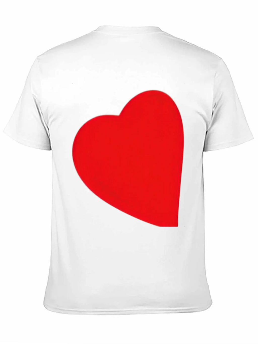 Heart Graphic Black T-Shirt - Express Your Love!