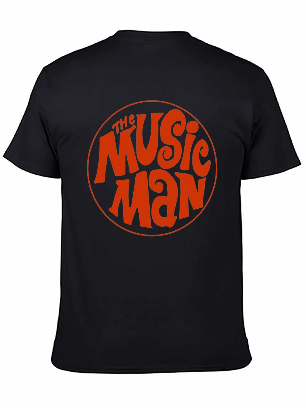 The Music Man Retro Style Black T-Shirt