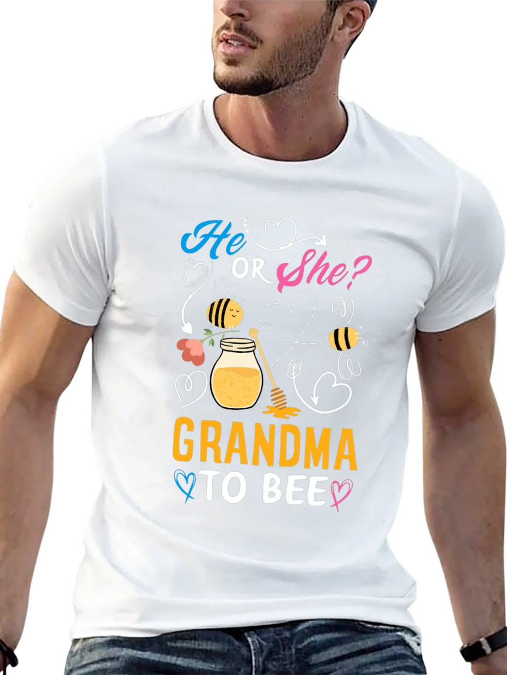 Grandma to Bee T-Shirt - Gender Reveal Tee