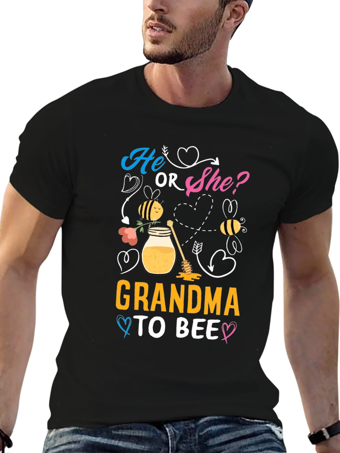 Grandma to Bee T-Shirt - Gender Reveal Tee