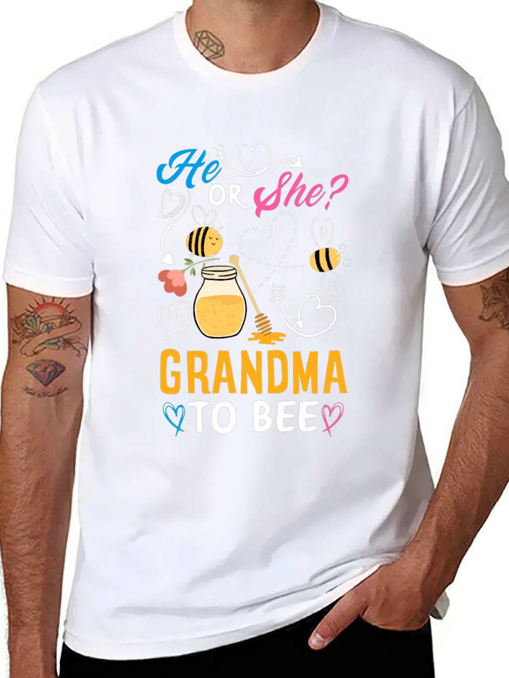 Grandma to Bee T-Shirt - Gender Reveal Tee