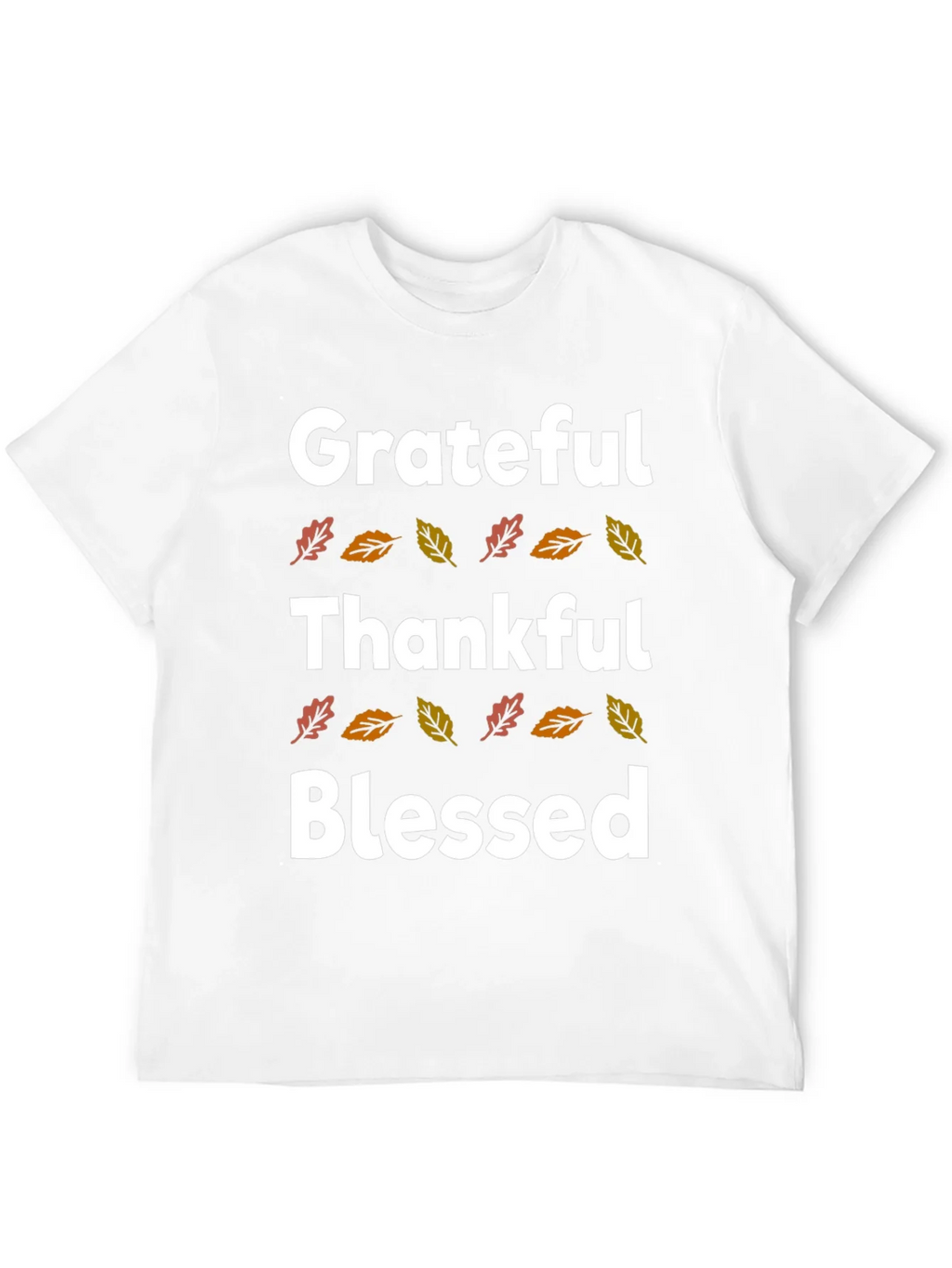 Grateful Thankful Blessed Fall T-Shirt