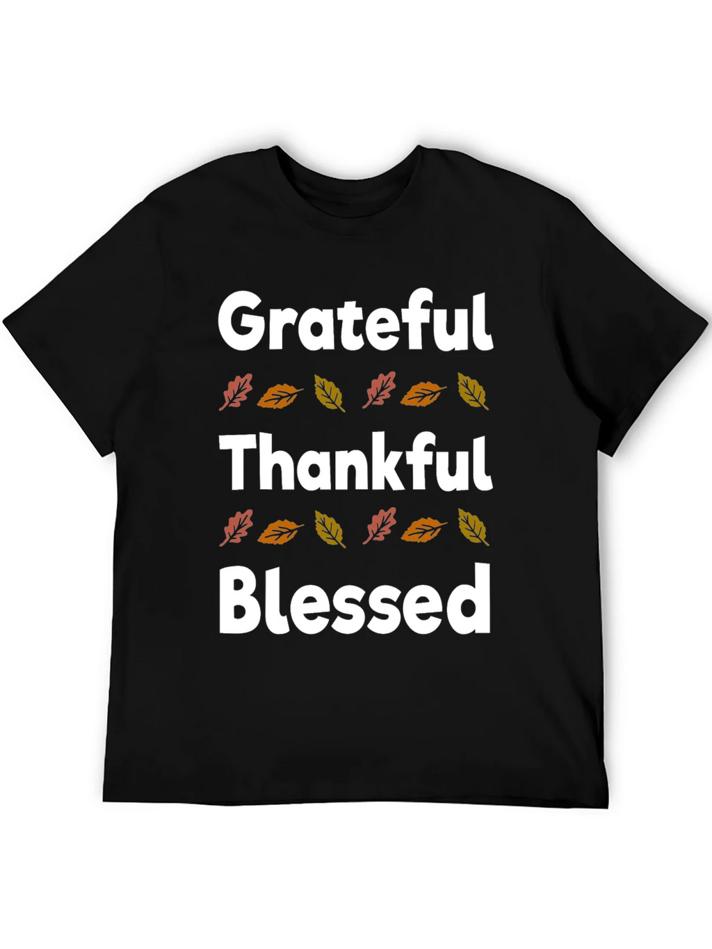 Grateful Thankful Blessed Fall T-Shirt