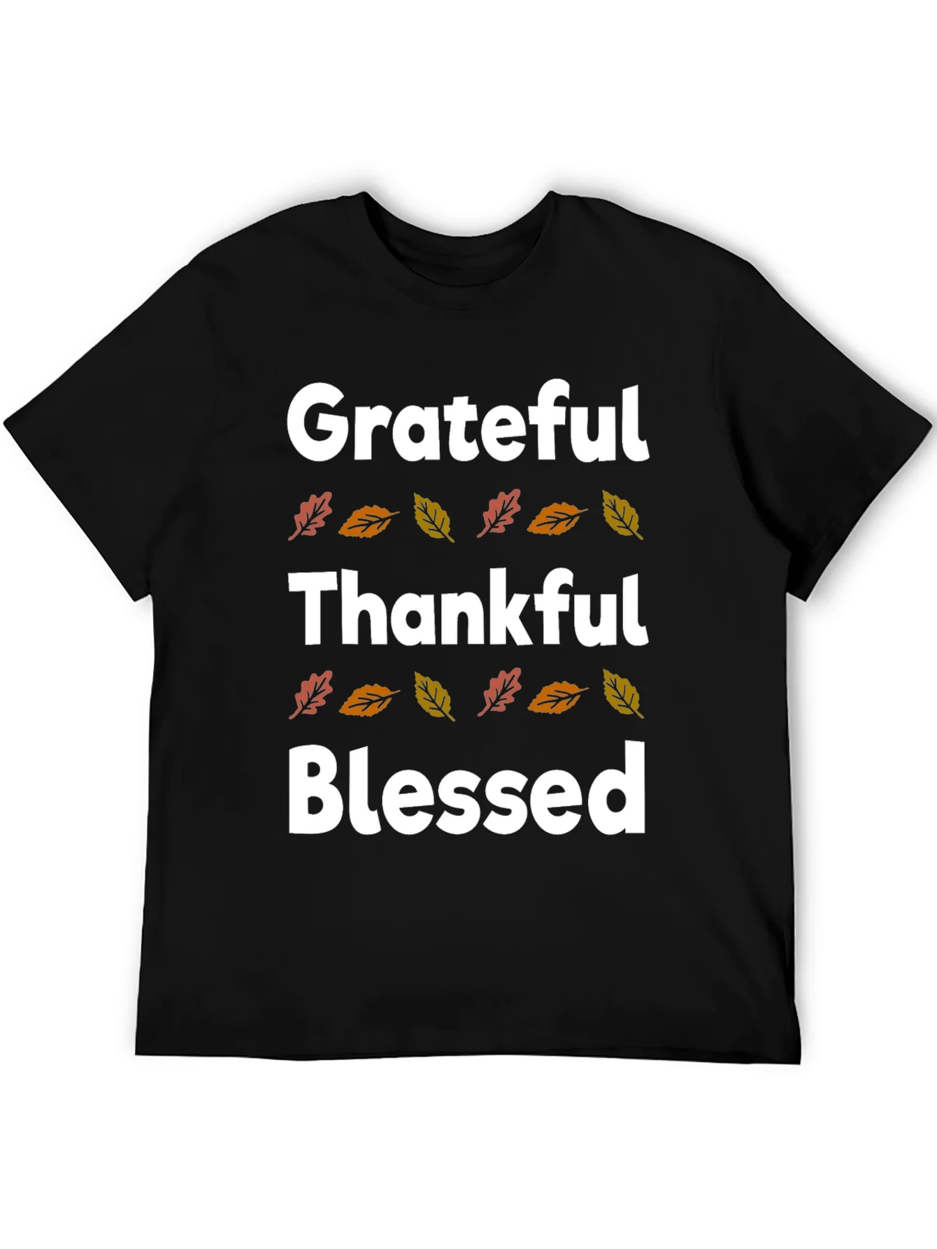 Grateful Thankful Blessed Fall T-Shirt