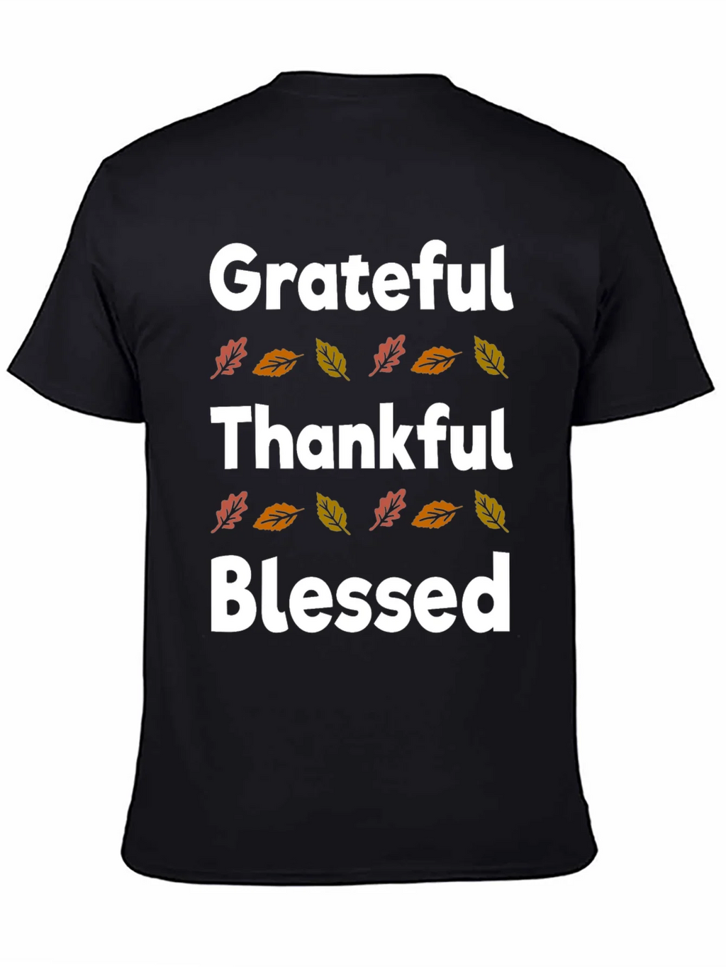 Grateful Thankful Blessed Fall T-Shirt