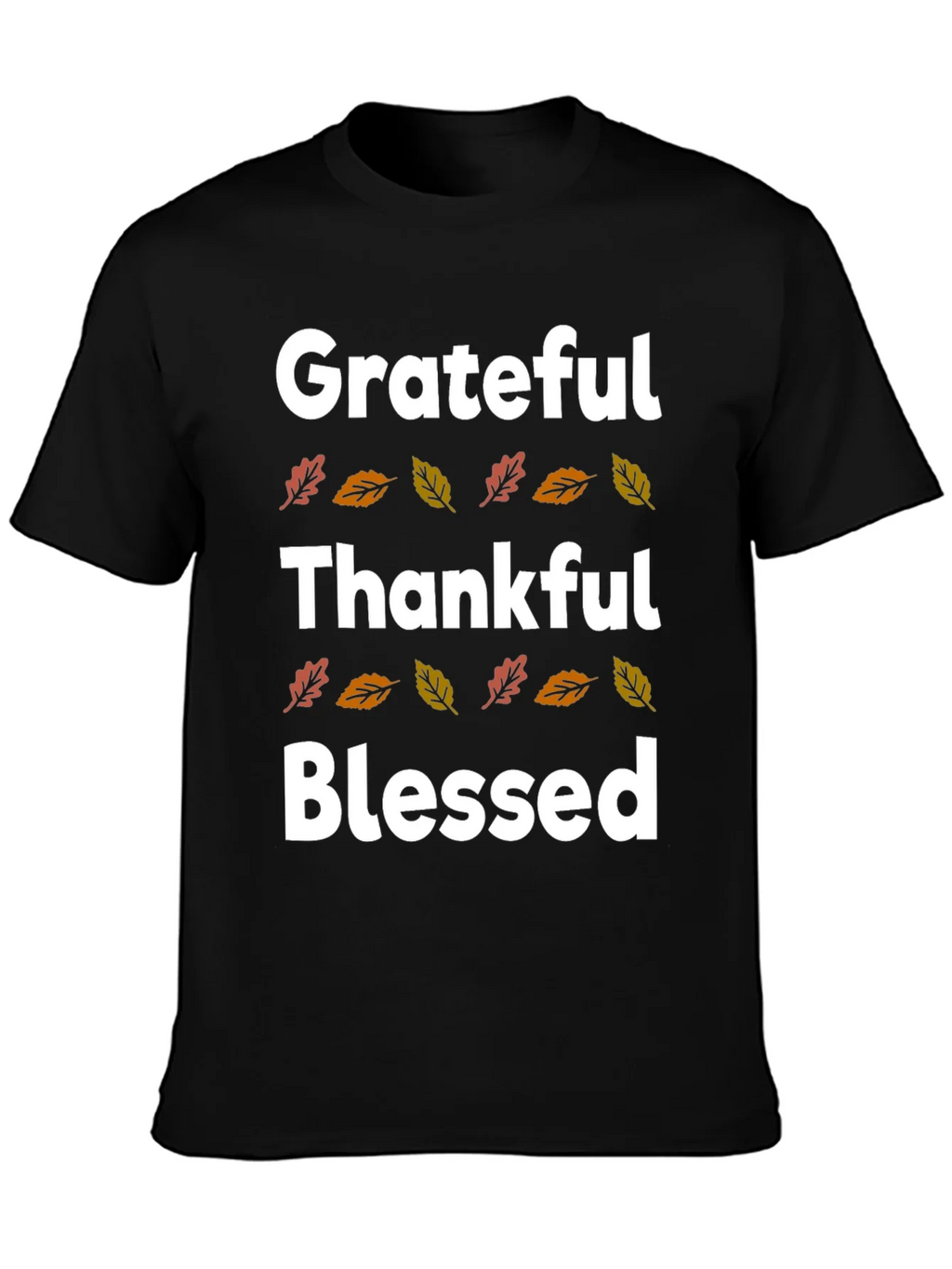 Grateful Thankful Blessed Fall T-Shirt