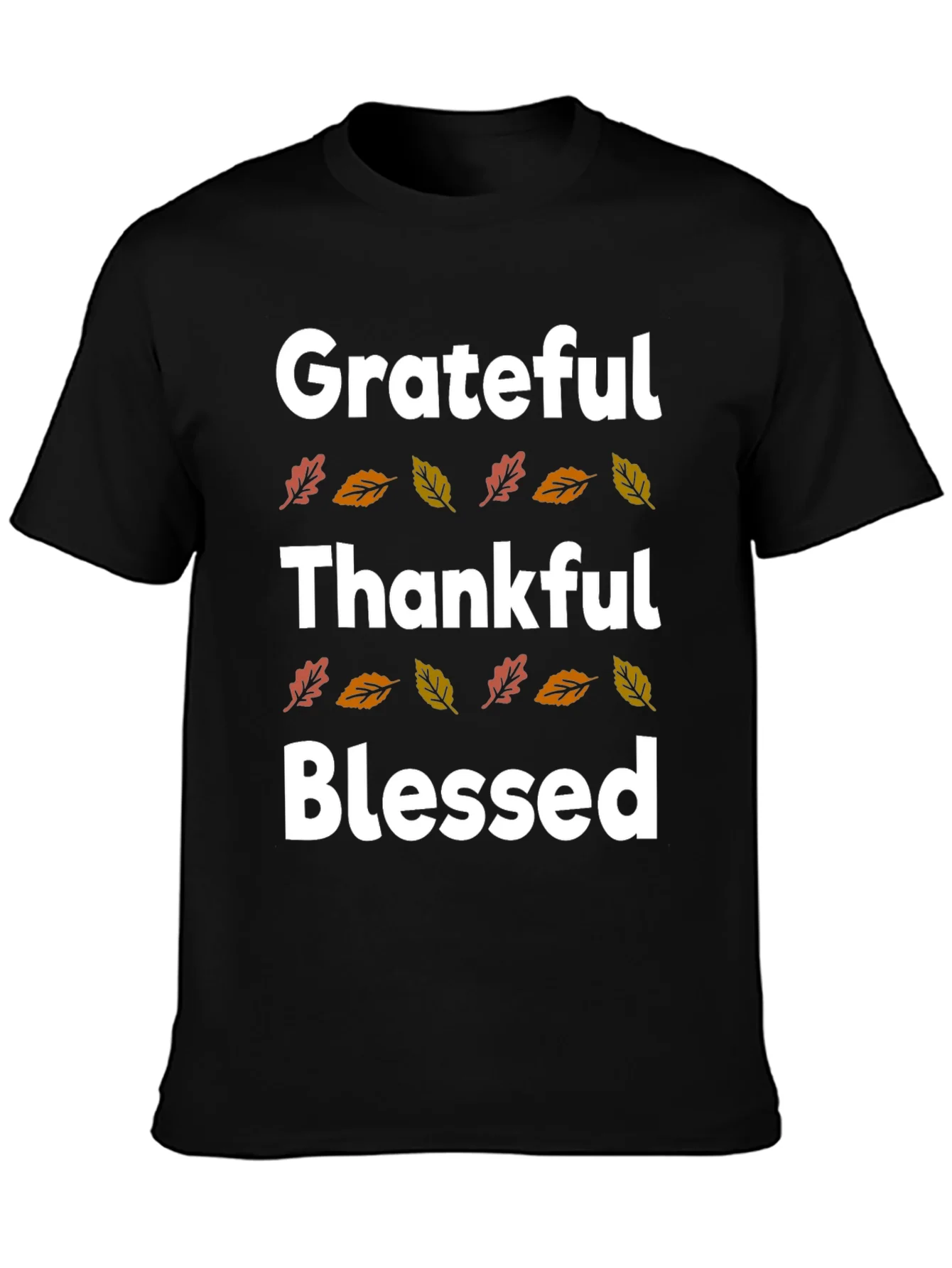 Grateful Thankful Blessed Fall T-Shirt