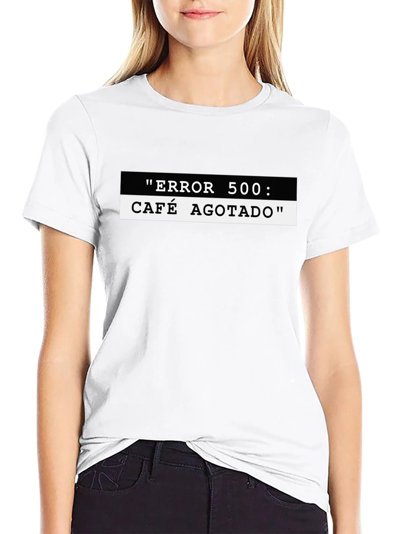 Error 500 Cafe Agotado Black T-Shirt