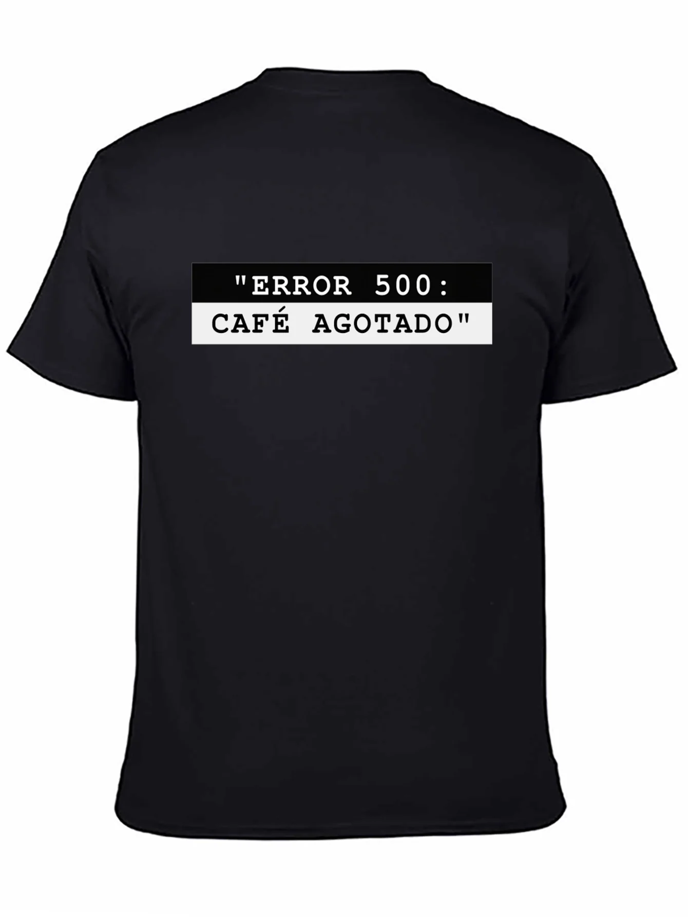 Error 500 Cafe Agotado Black T-Shirt