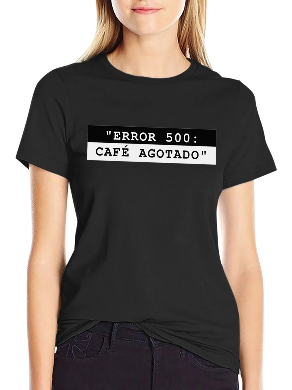 Error 500 Cafe Agotado Black T-Shirt