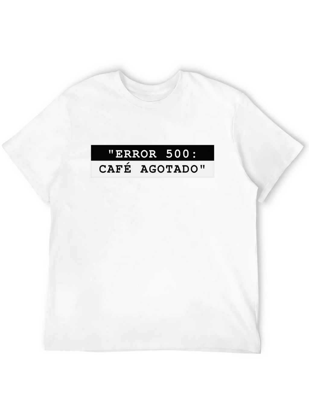 Error 500 Cafe Agotado Black T-Shirt
