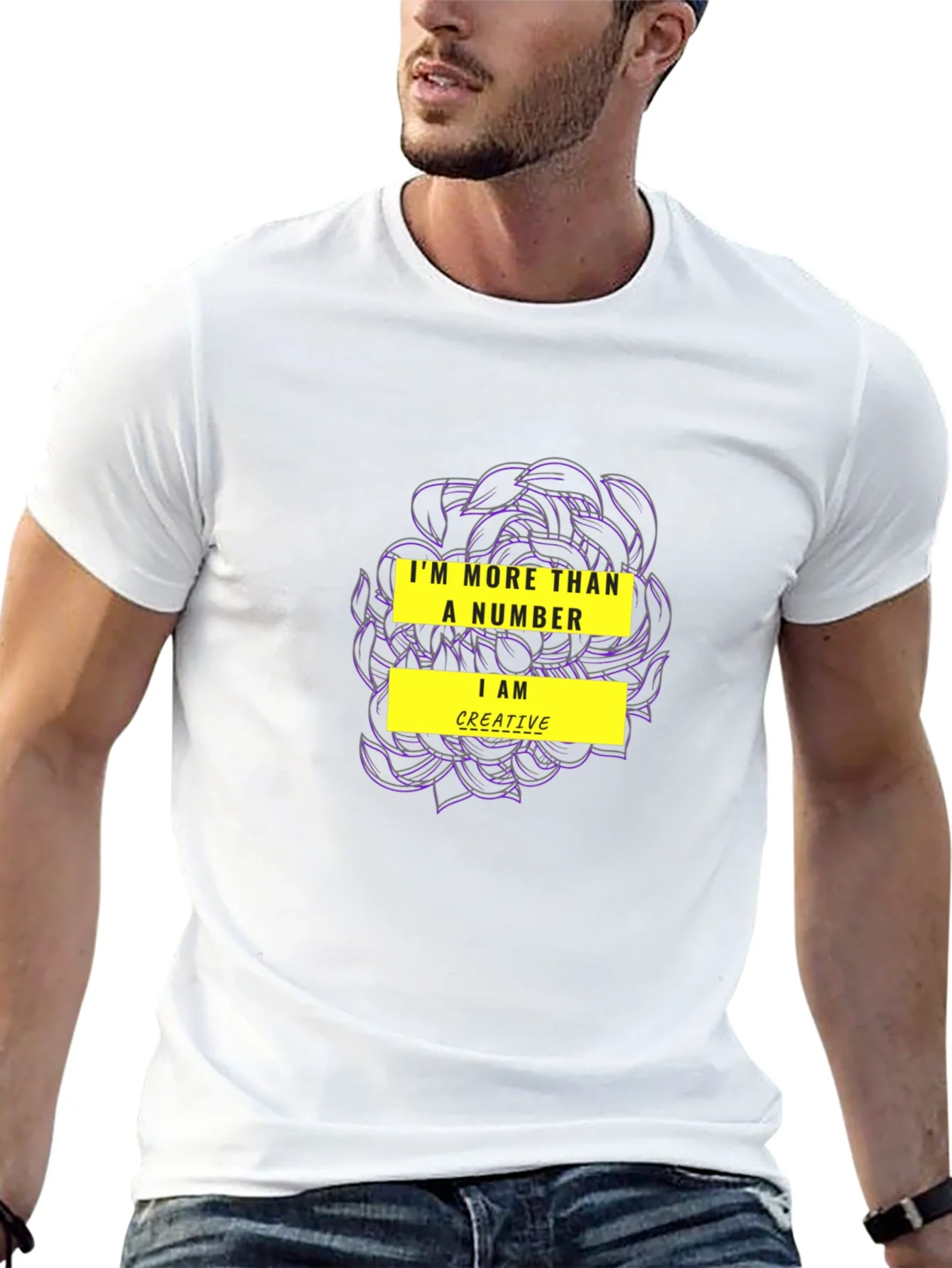 Creative Soul Graphic Tee - More Than a Number T-Shirt