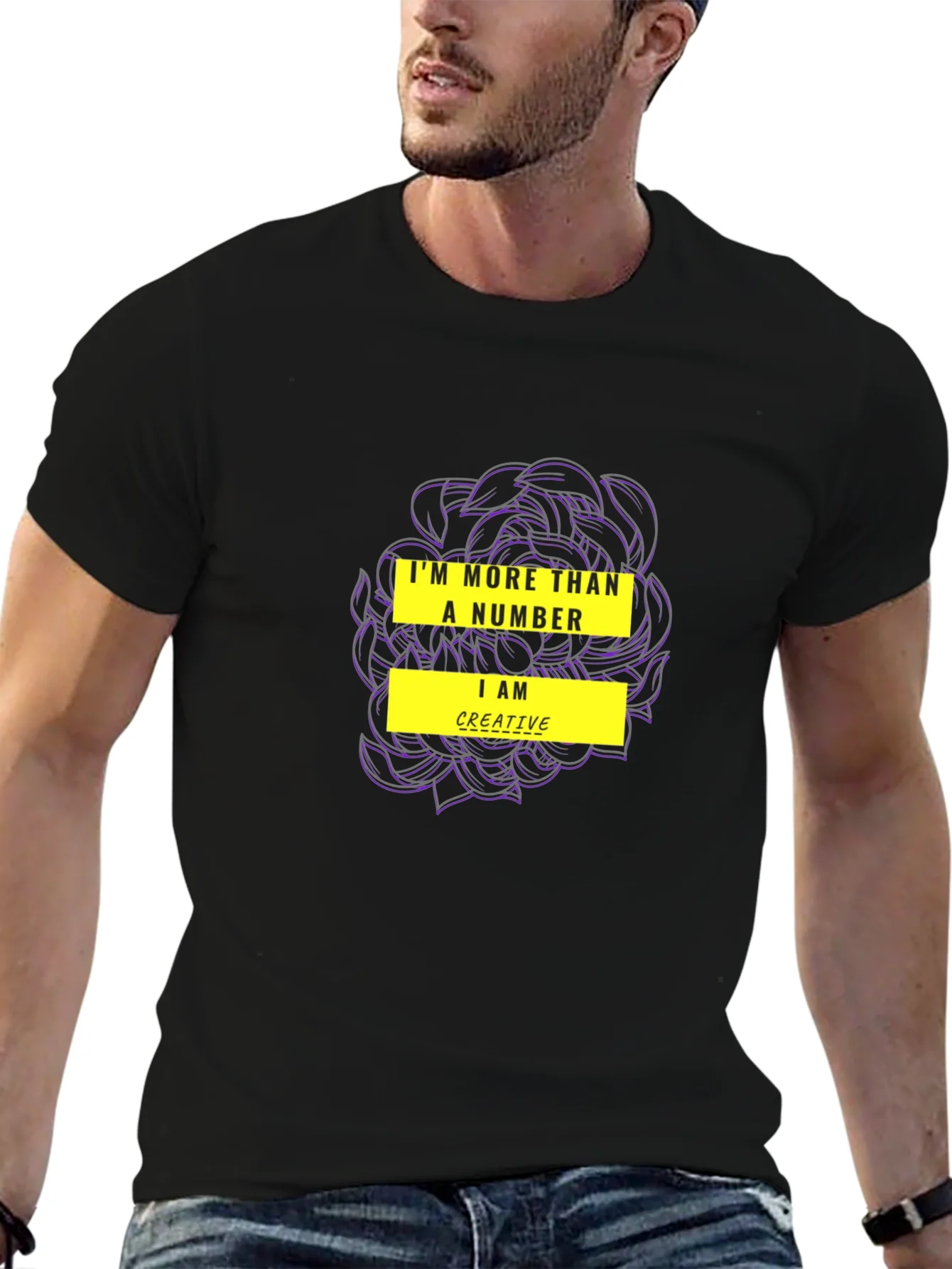 Creative Soul Graphic Tee - More Than a Number T-Shirt