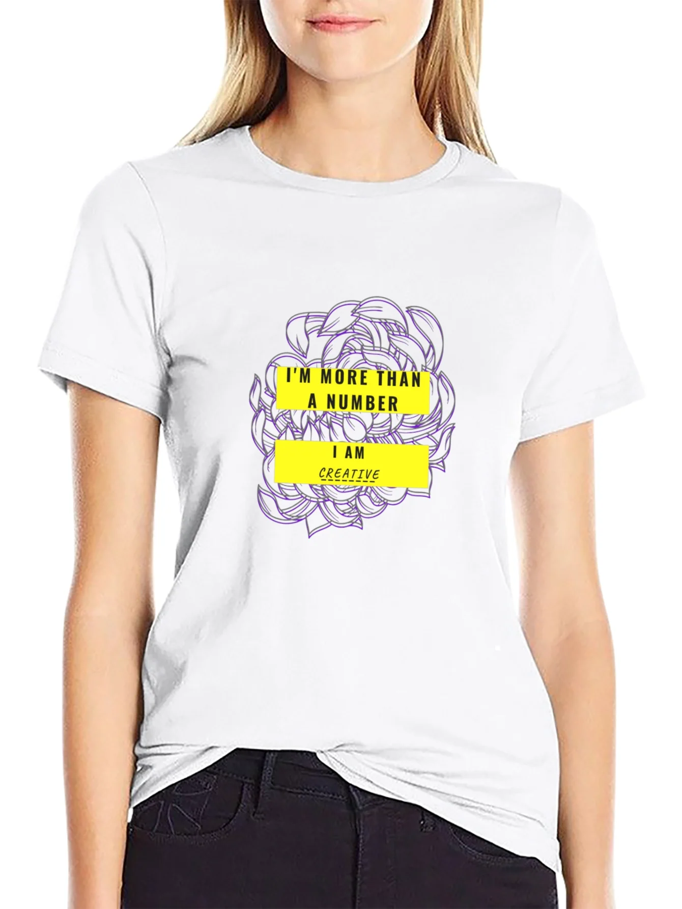 Creative Soul Graphic Tee - More Than a Number T-Shirt