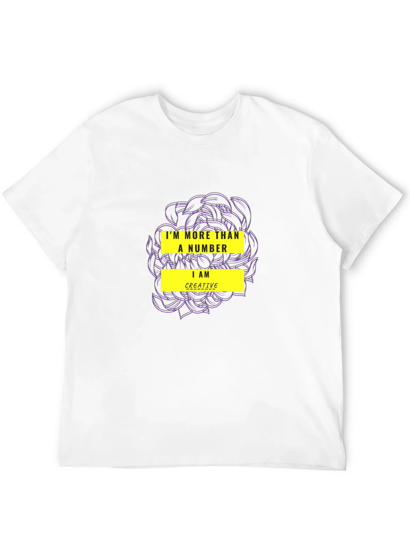 Creative Soul Graphic Tee - More Than a Number T-Shirt