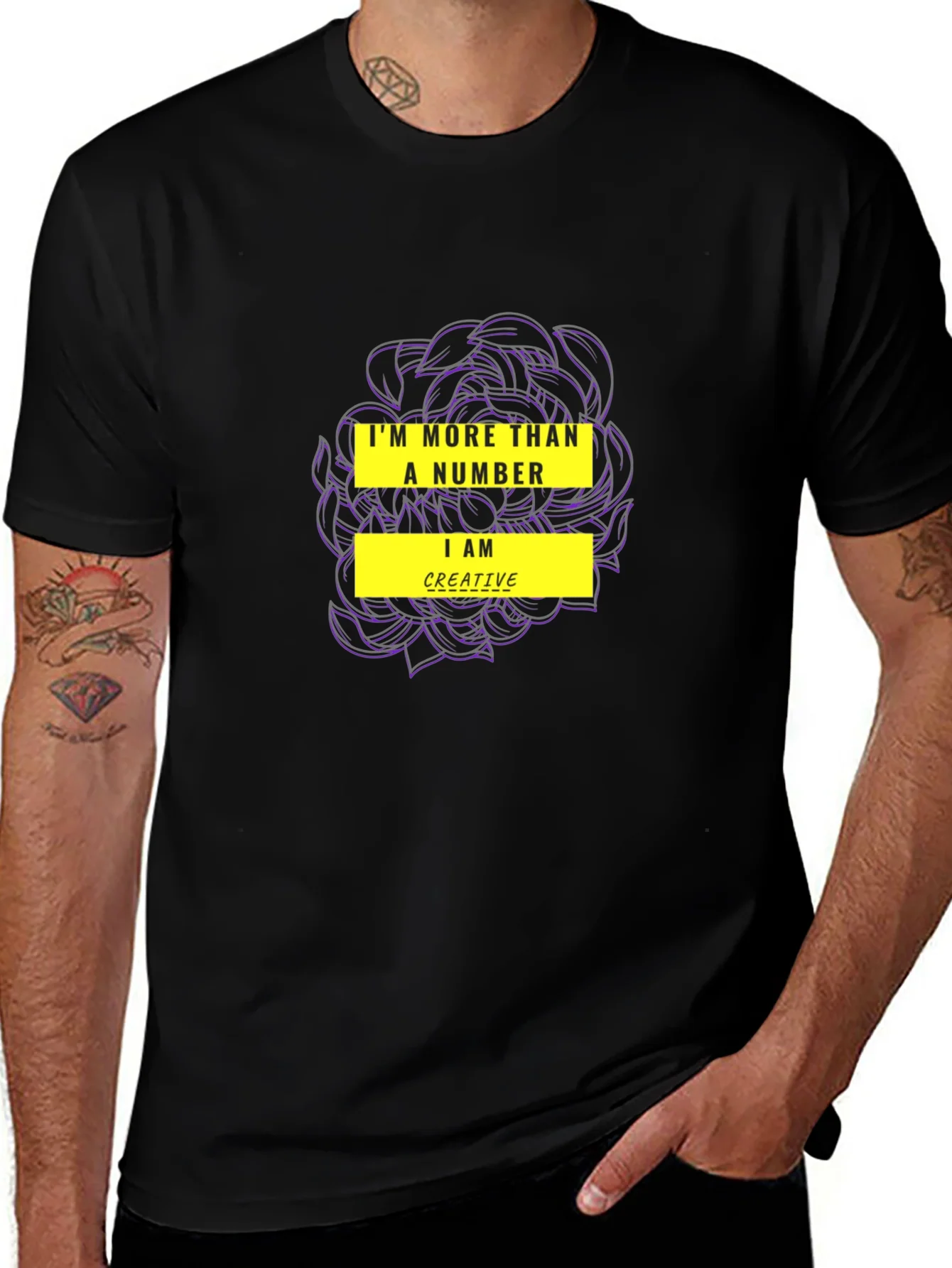 Creative Soul Graphic Tee - More Than a Number T-Shirt