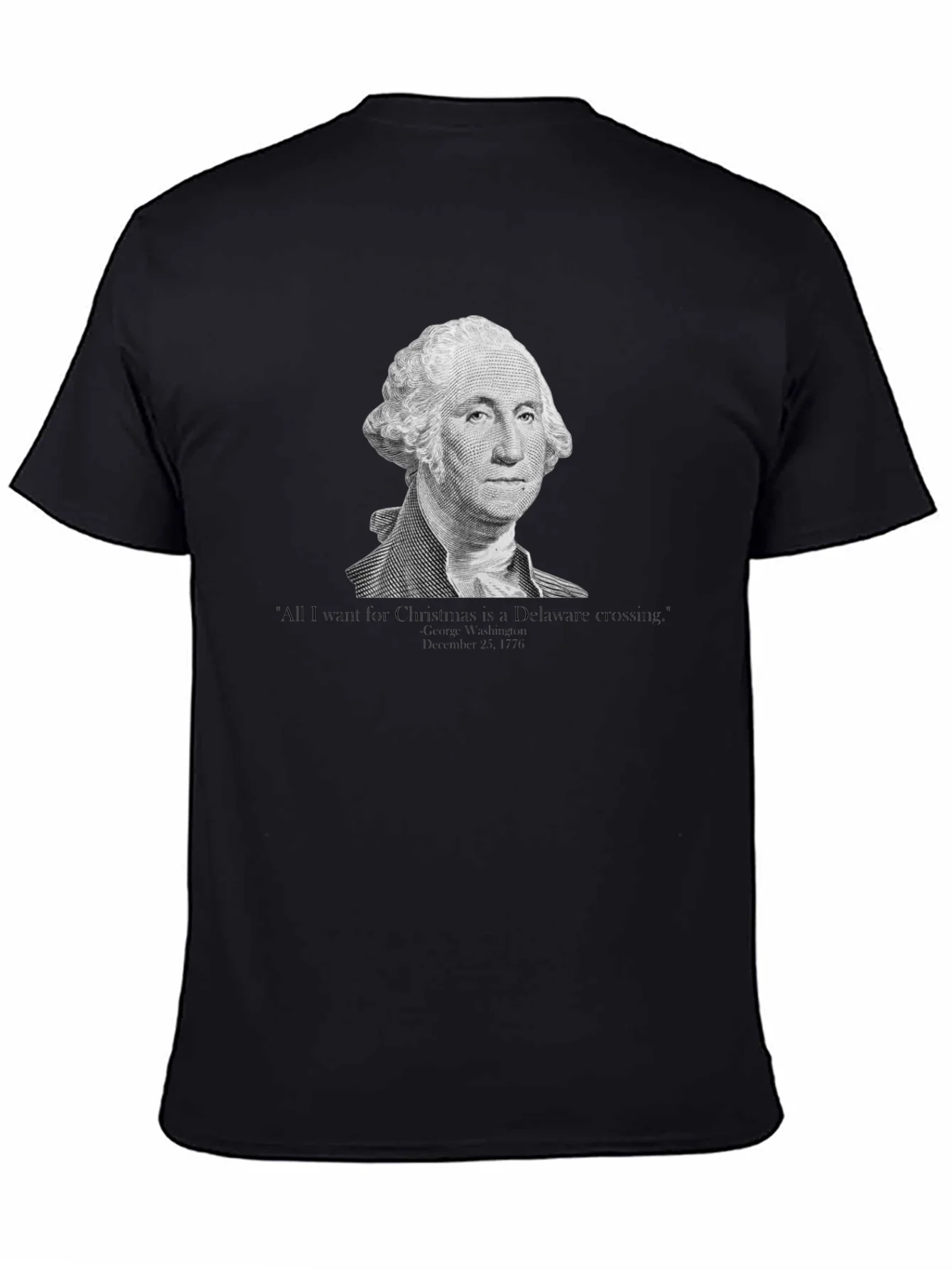 George Washington Delaware Crossing Christmas T-Shirt