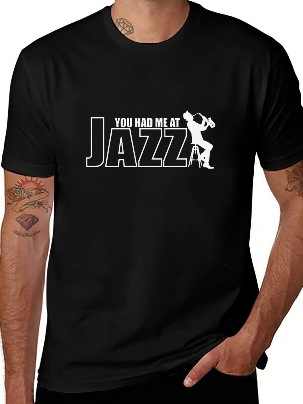 You Had Me At Jazz Graphic T-Shirt