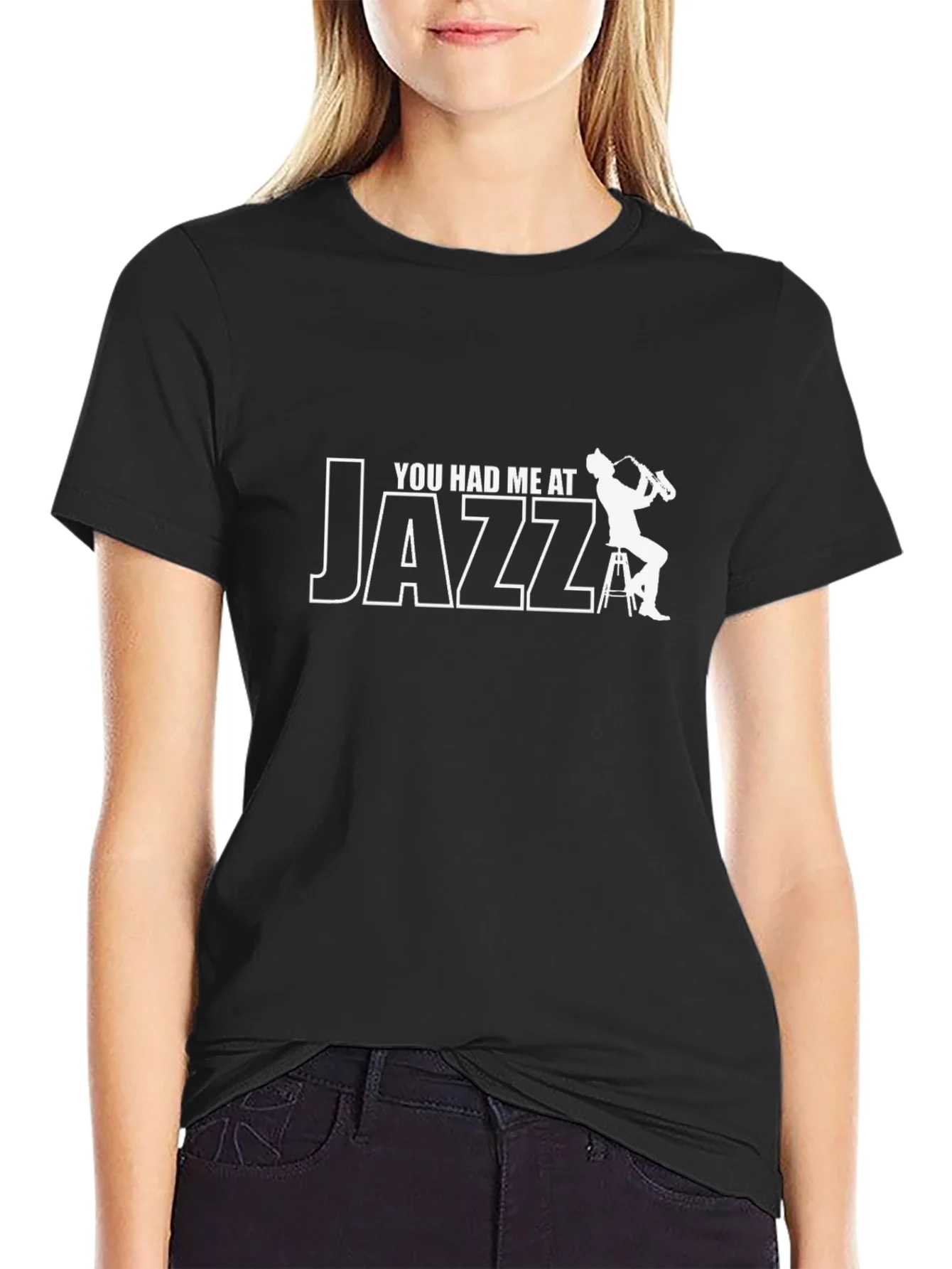 You Had Me At Jazz Graphic T-Shirt