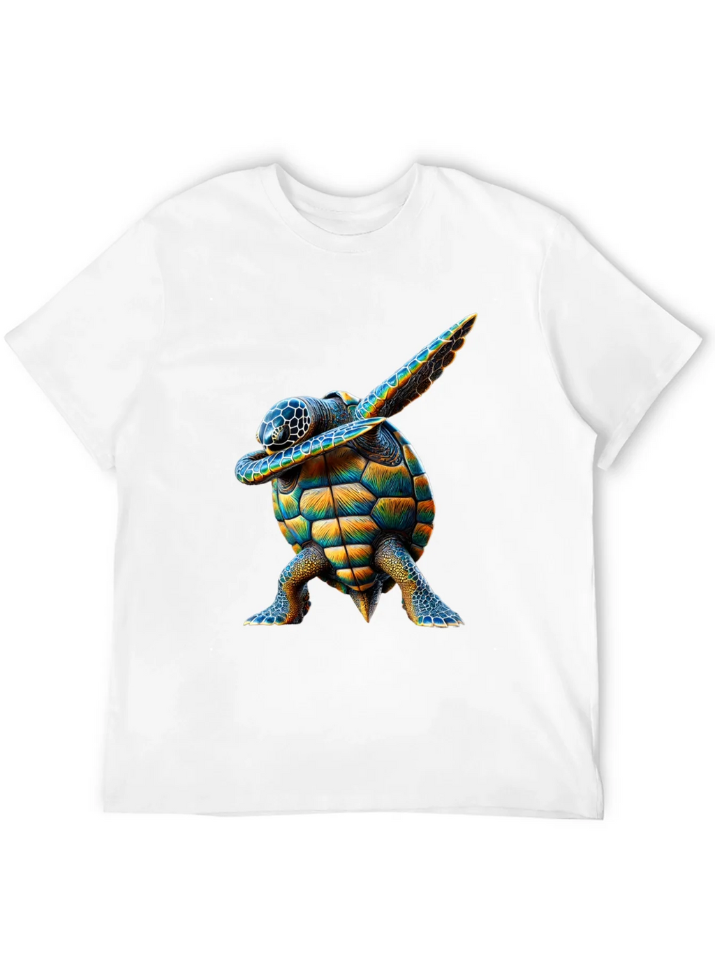 Dabbing Turtle Graphic Tee - Black T-Shirt