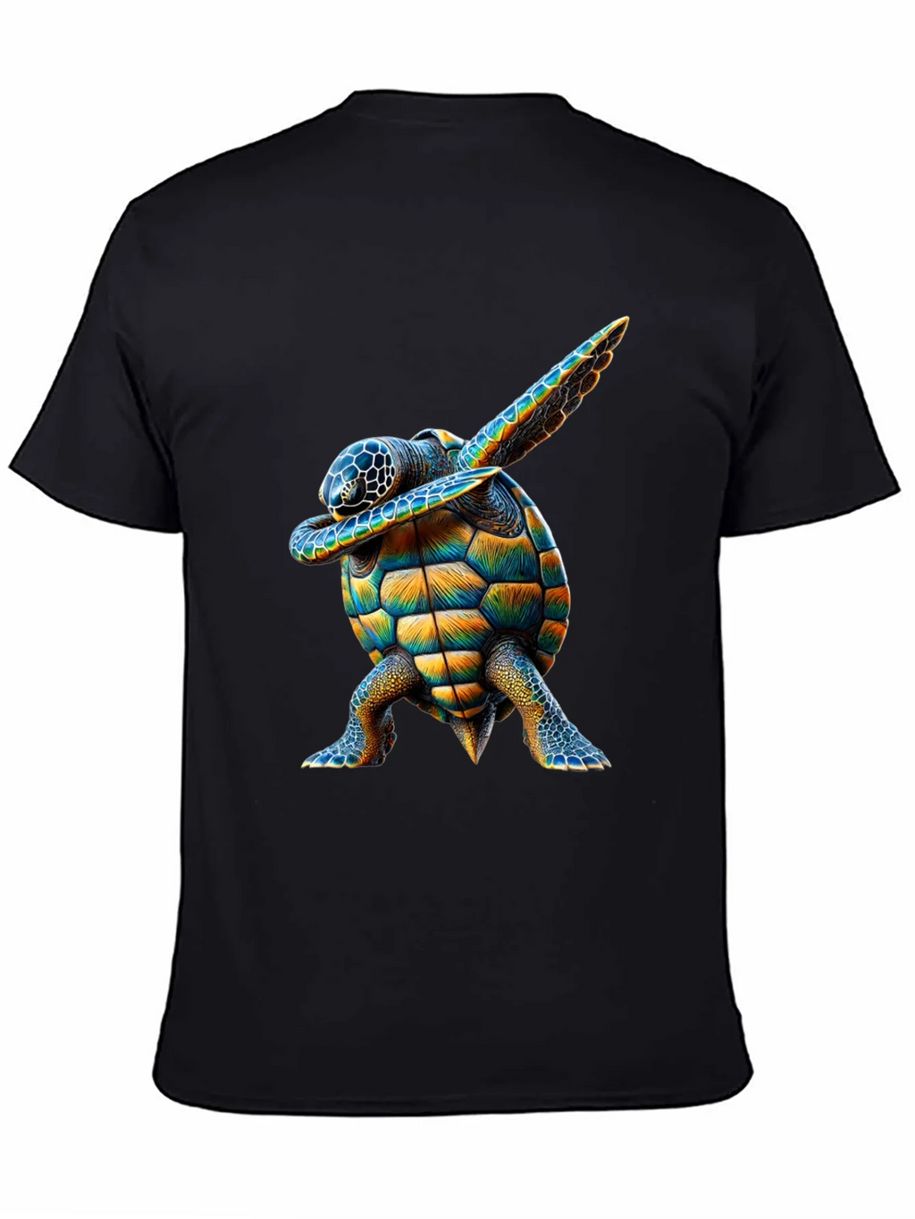 Dabbing Turtle Graphic Tee - Black T-Shirt