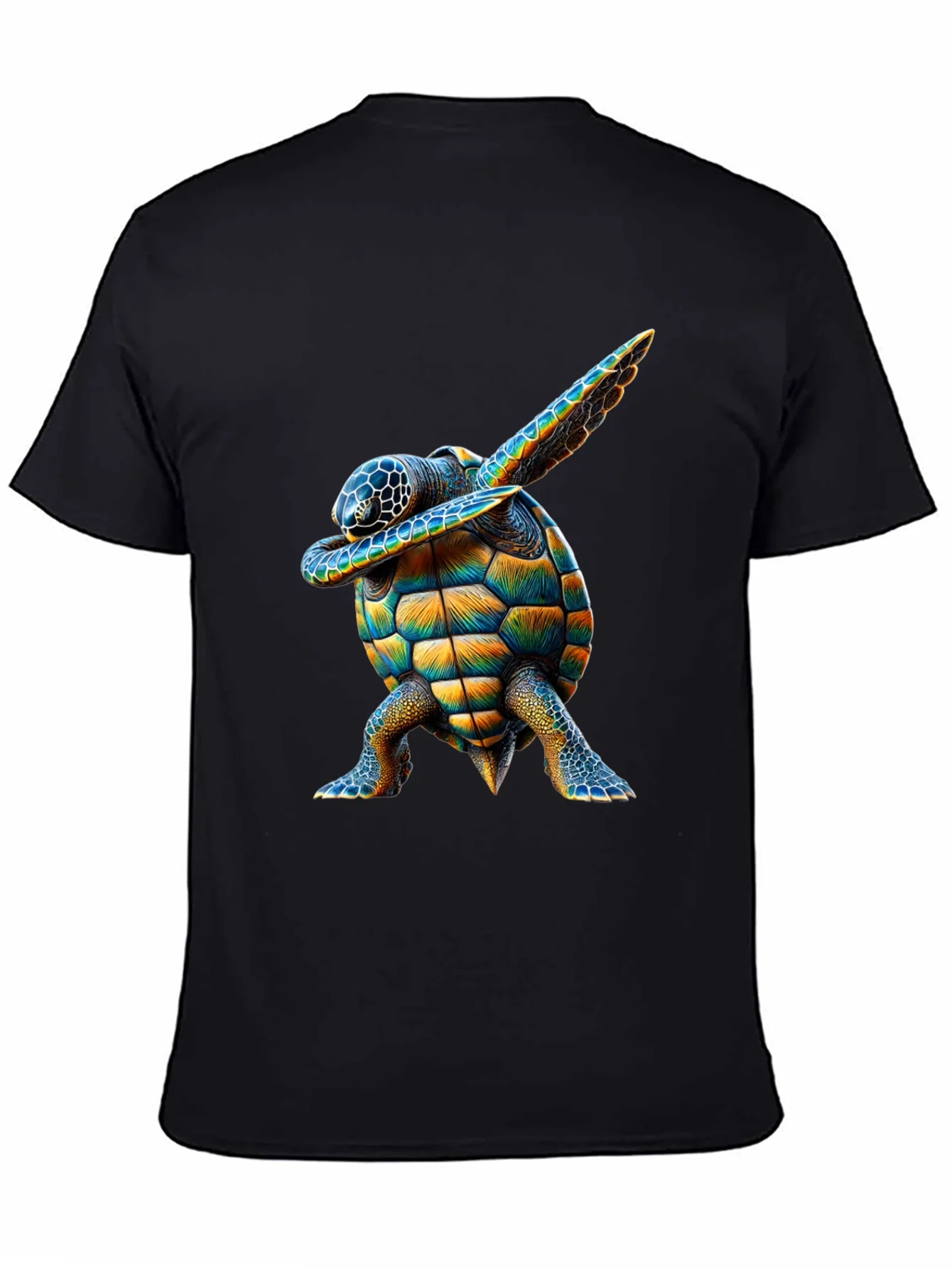 Dabbing Turtle Graphic Tee - Black T-Shirt