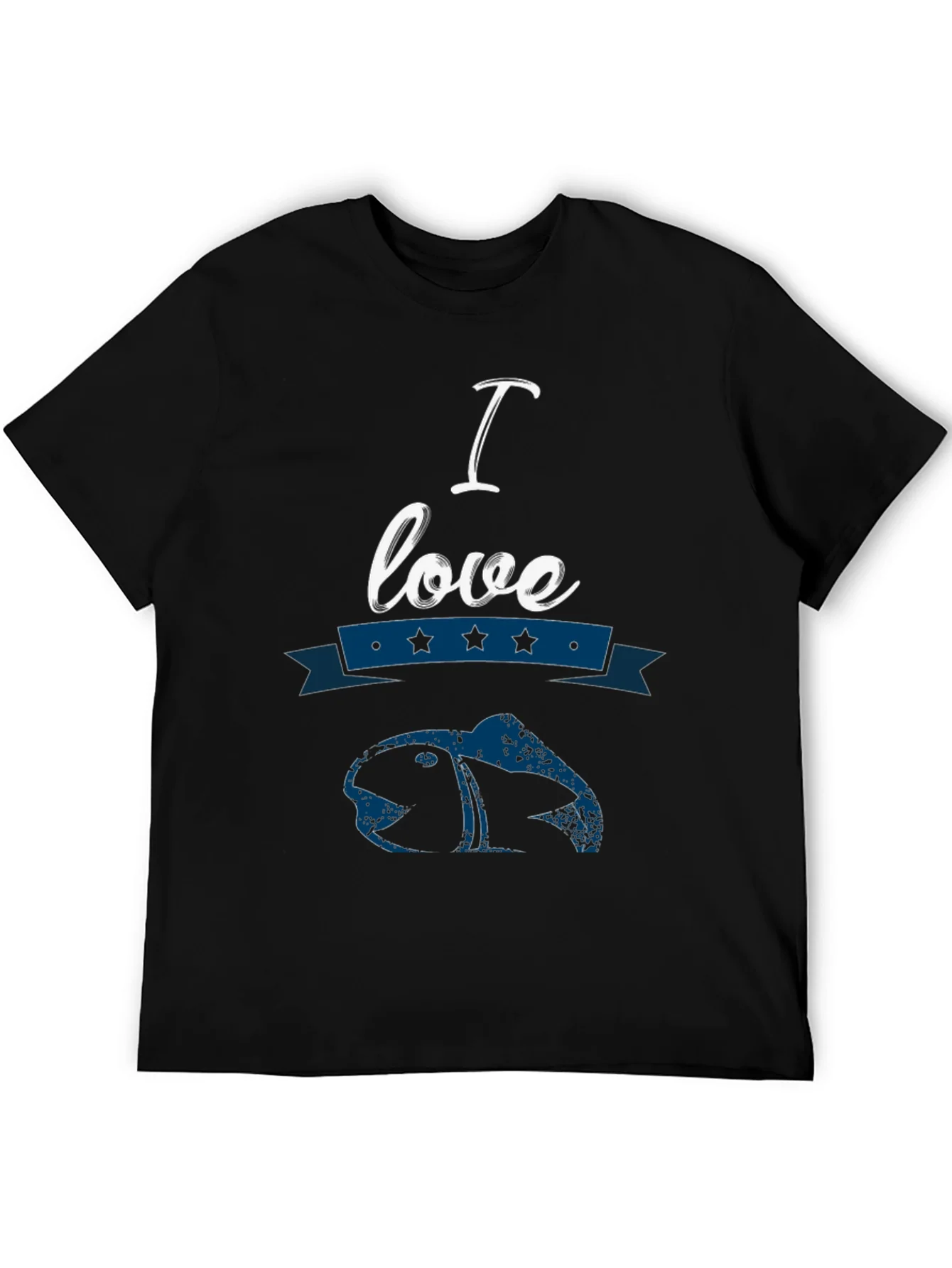 I Love Fishing T-Shirt Novelty Angler Tee