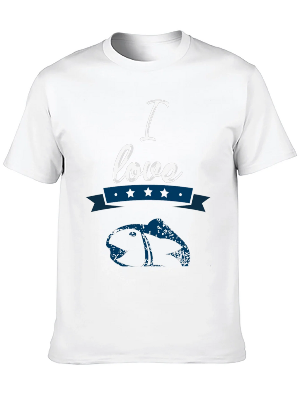I Love Fishing T-Shirt Novelty Angler Tee