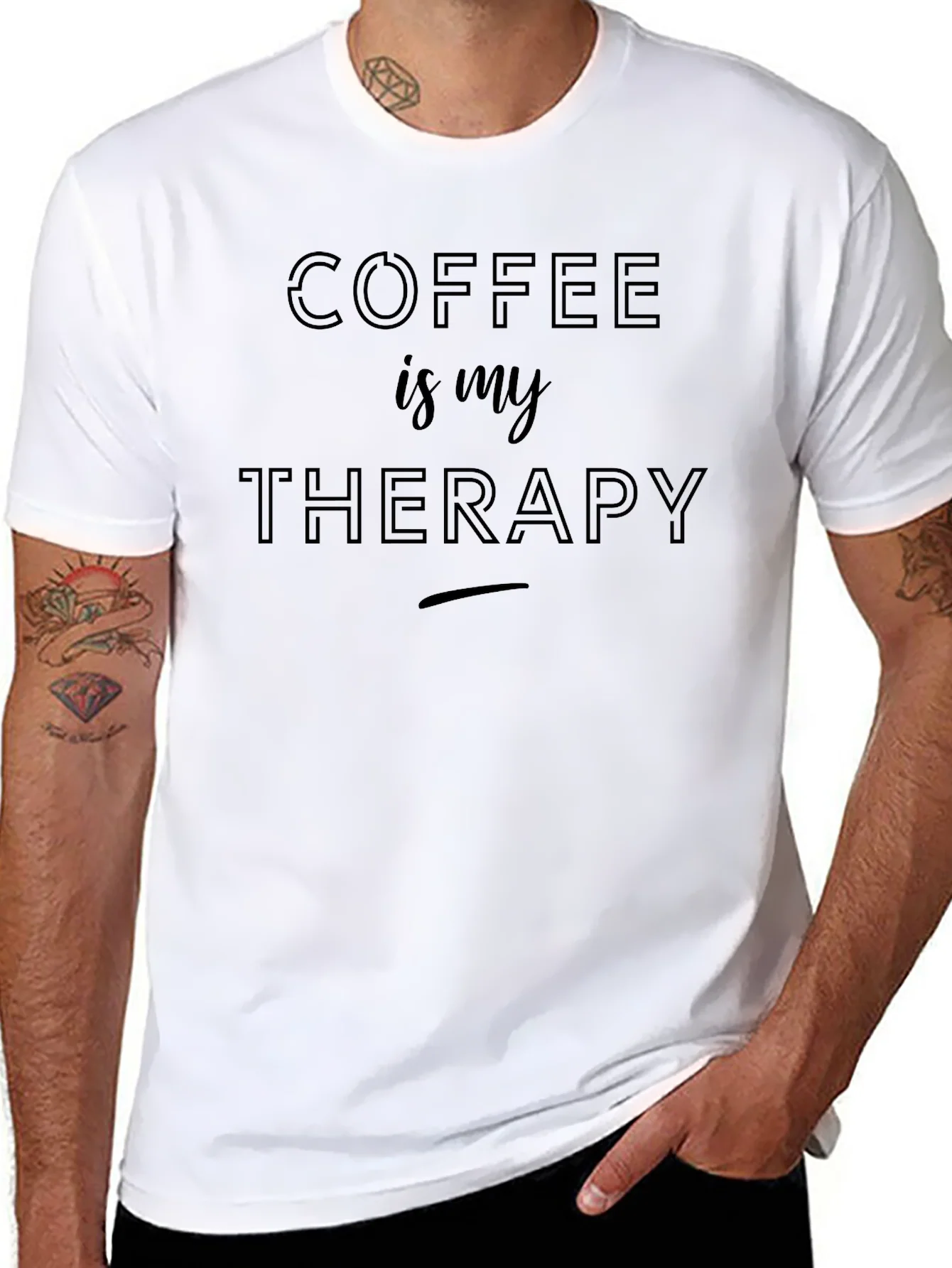 Coffee is My Therapy T-Shirt - Comfort Fit