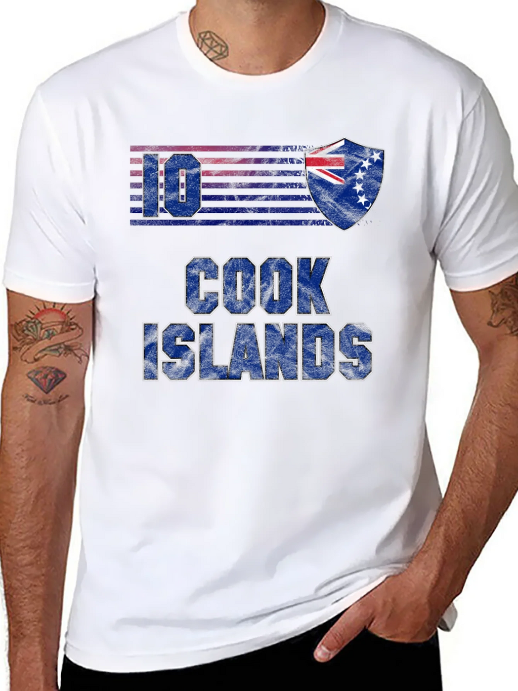 Cook Islands T-Shirt - Number 10 - National Pride