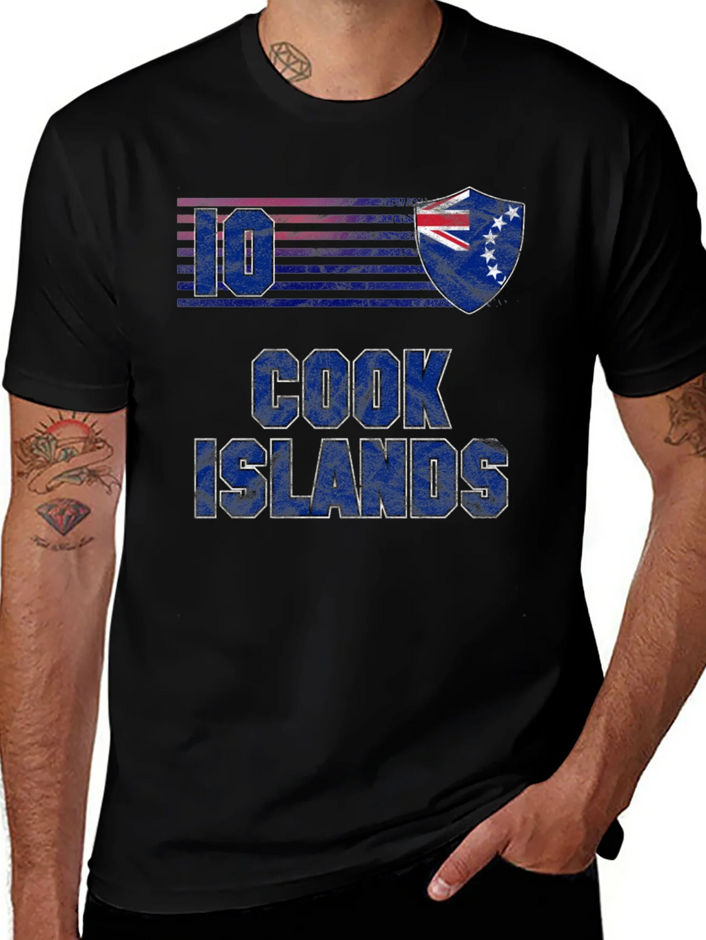 Cook Islands T-Shirt - Number 10 - National Pride