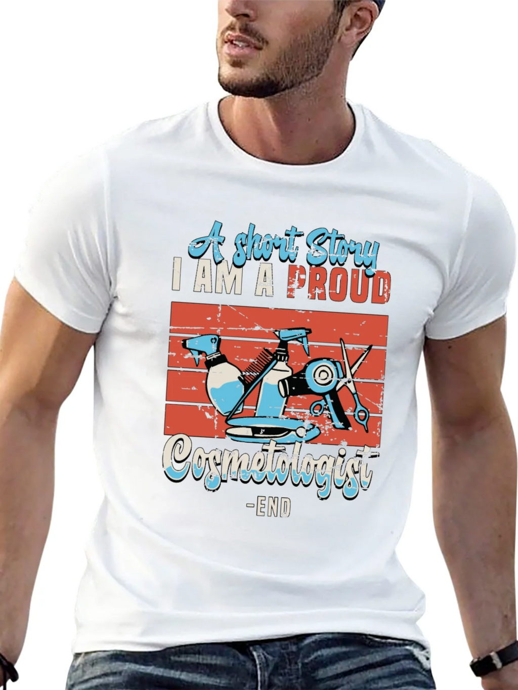 Proud Cosmetologist Graphic T-Shirt
