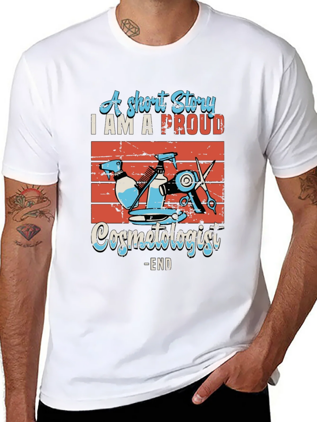 Proud Cosmetologist Graphic T-Shirt