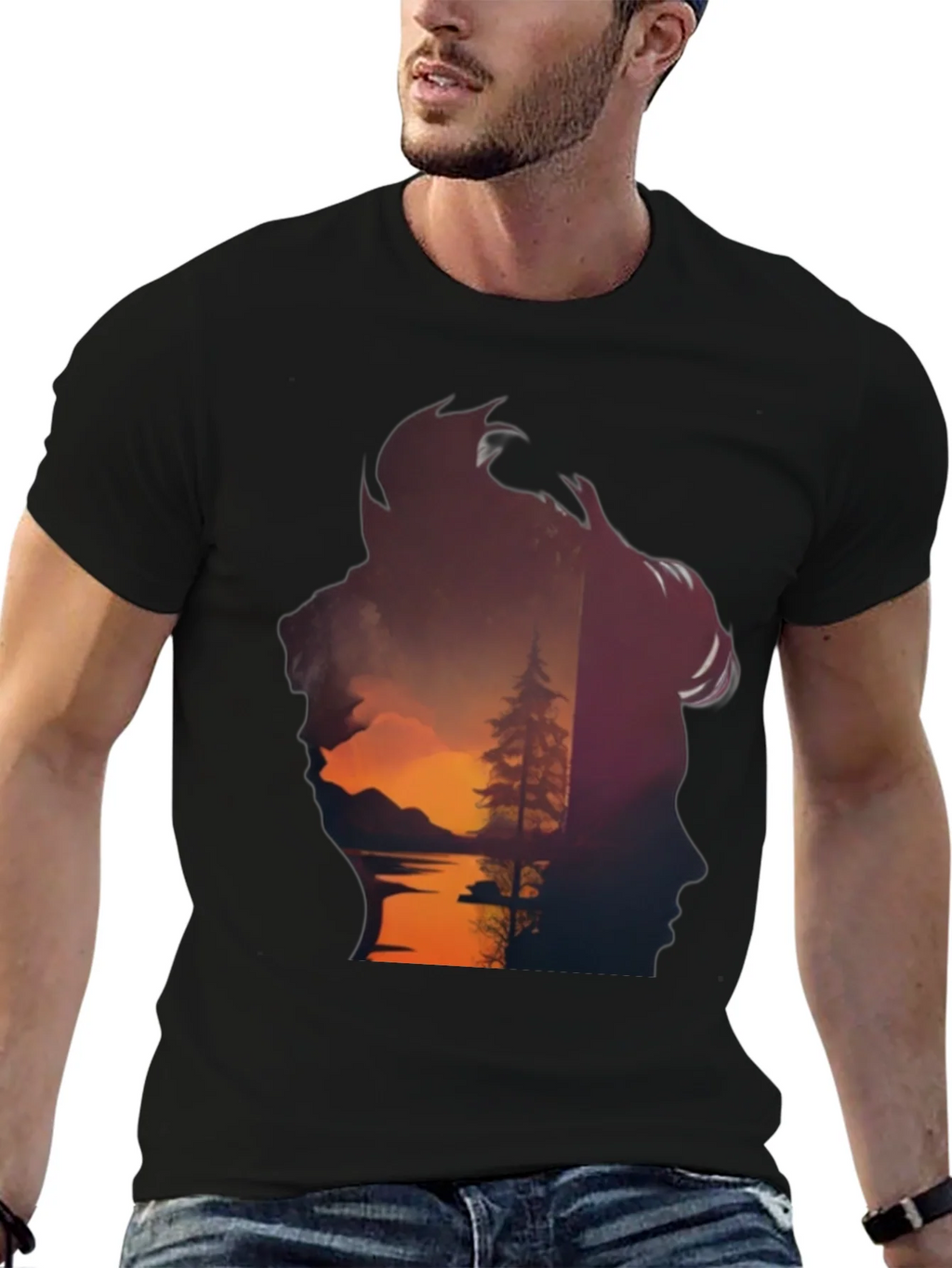 Nature Silhouette Graphic Tee