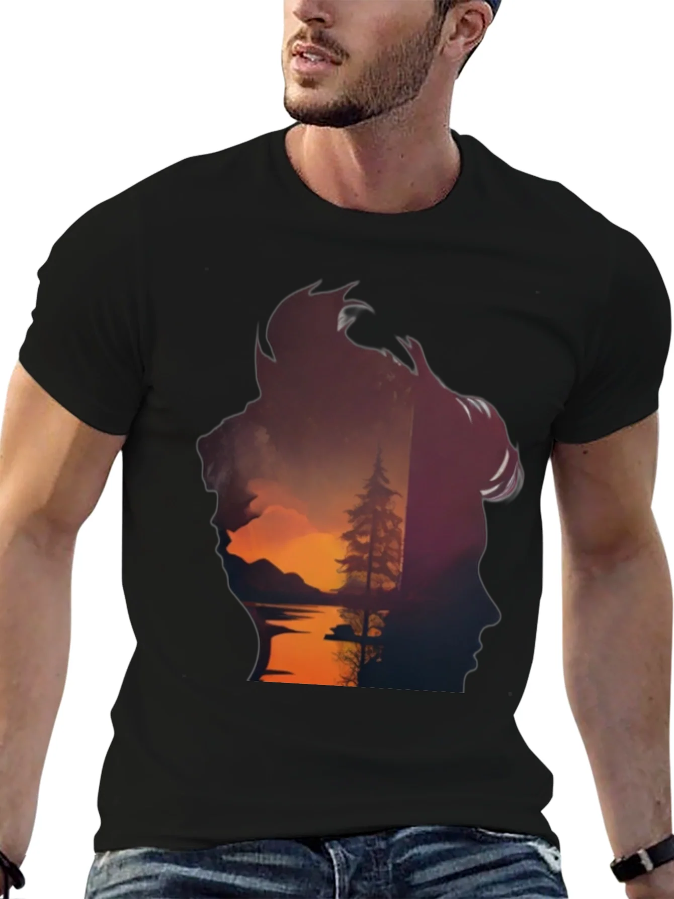 Nature Silhouette Graphic Tee