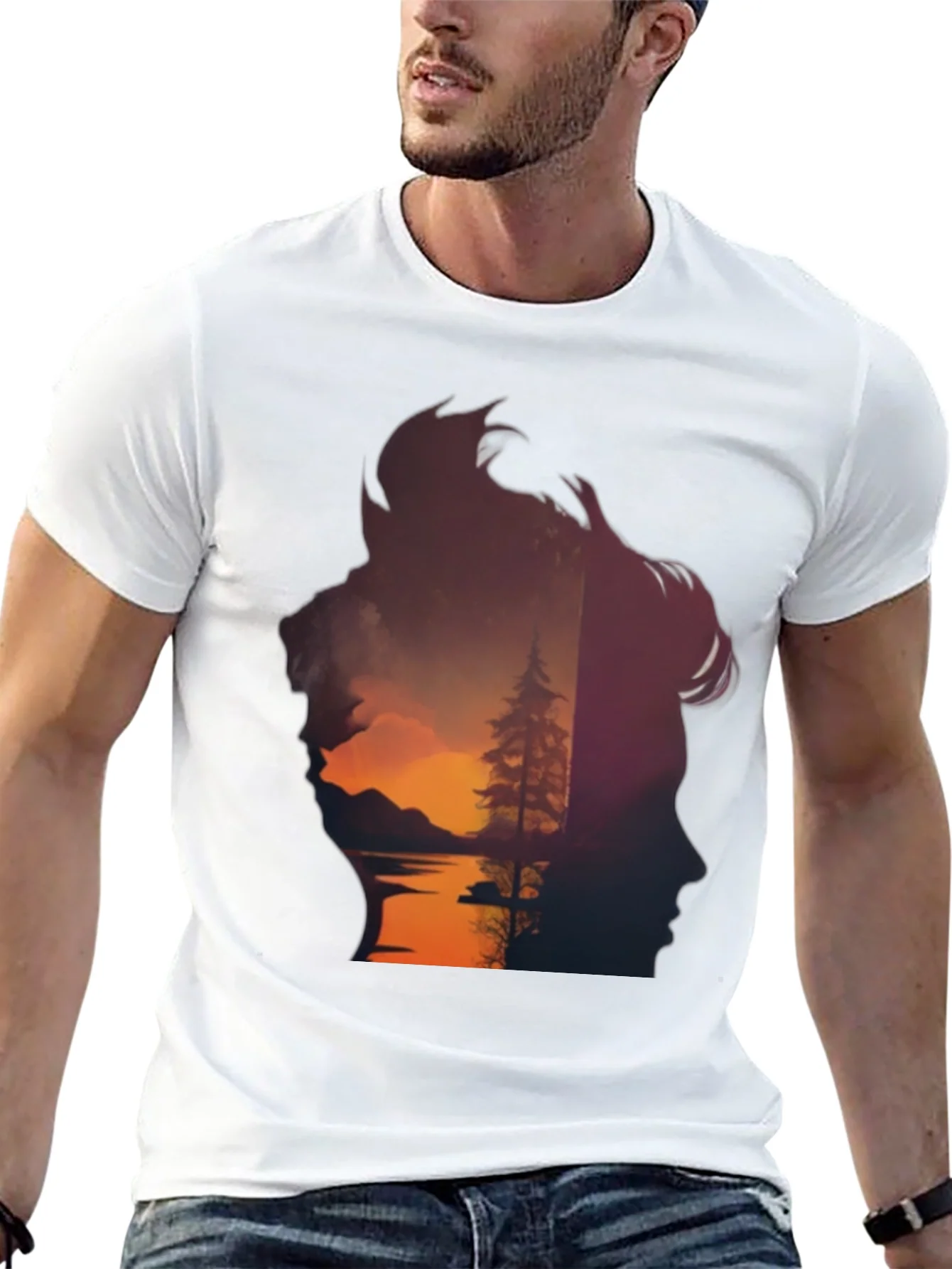 Nature Silhouette Graphic Tee