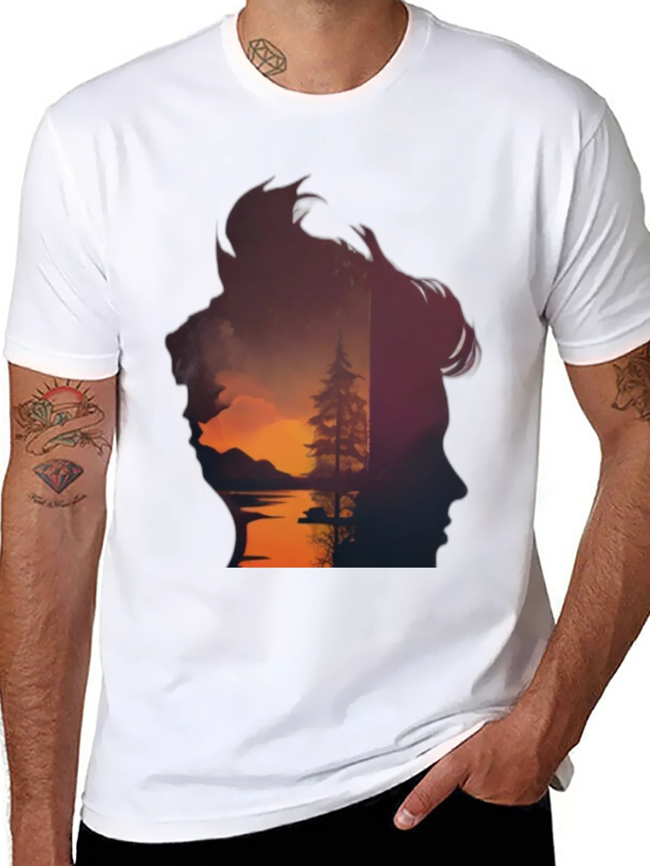 Nature Silhouette Graphic Tee