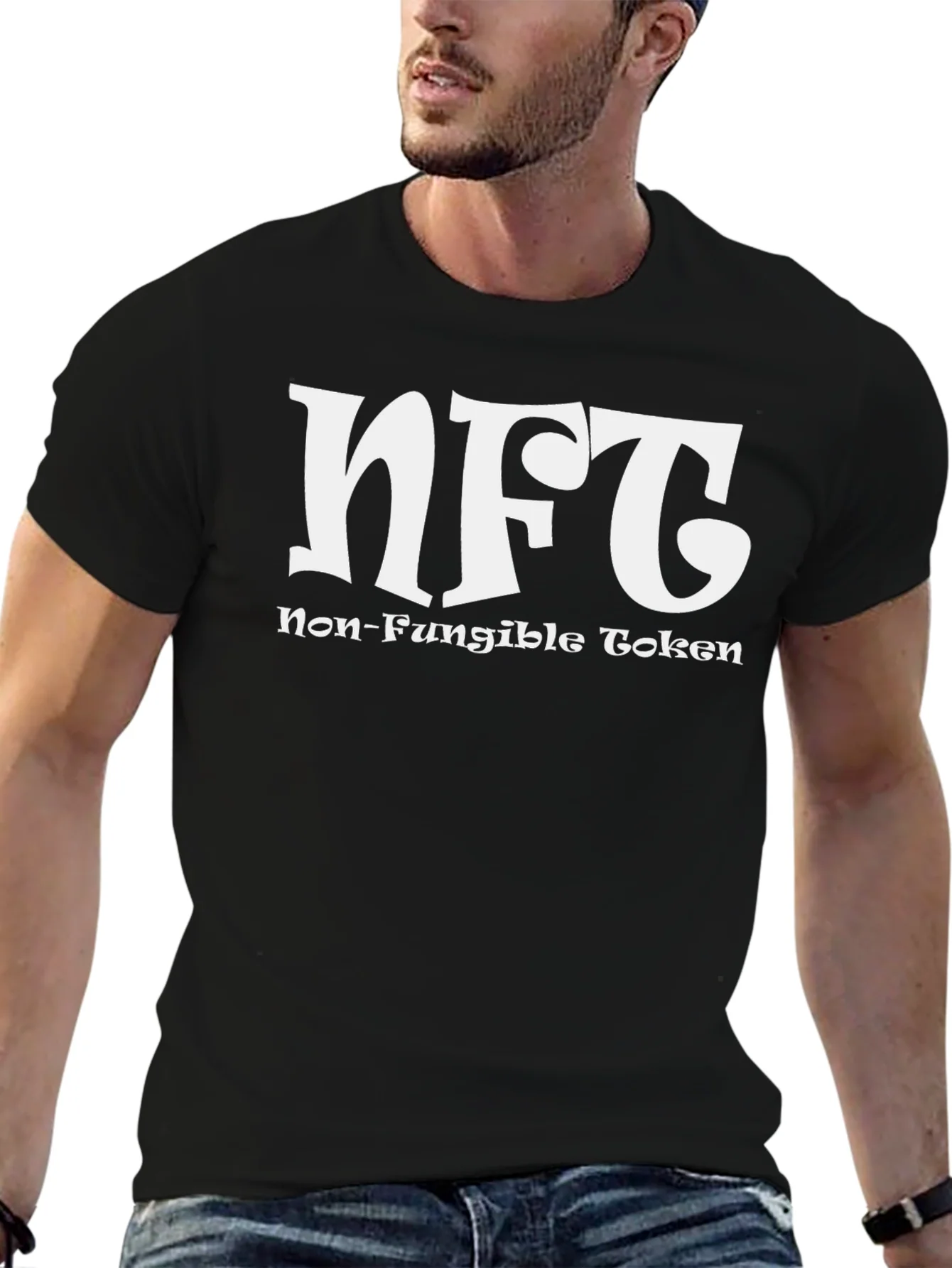 NFT Non-Fungible Token Black T-Shirt