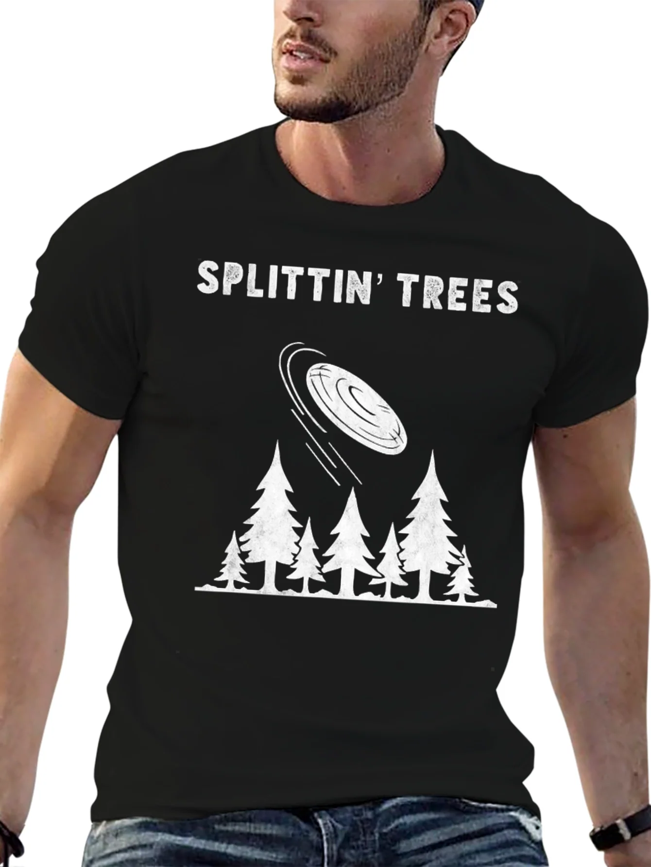 Splittin Trees Graphic Tee - Disc Golf Shirt